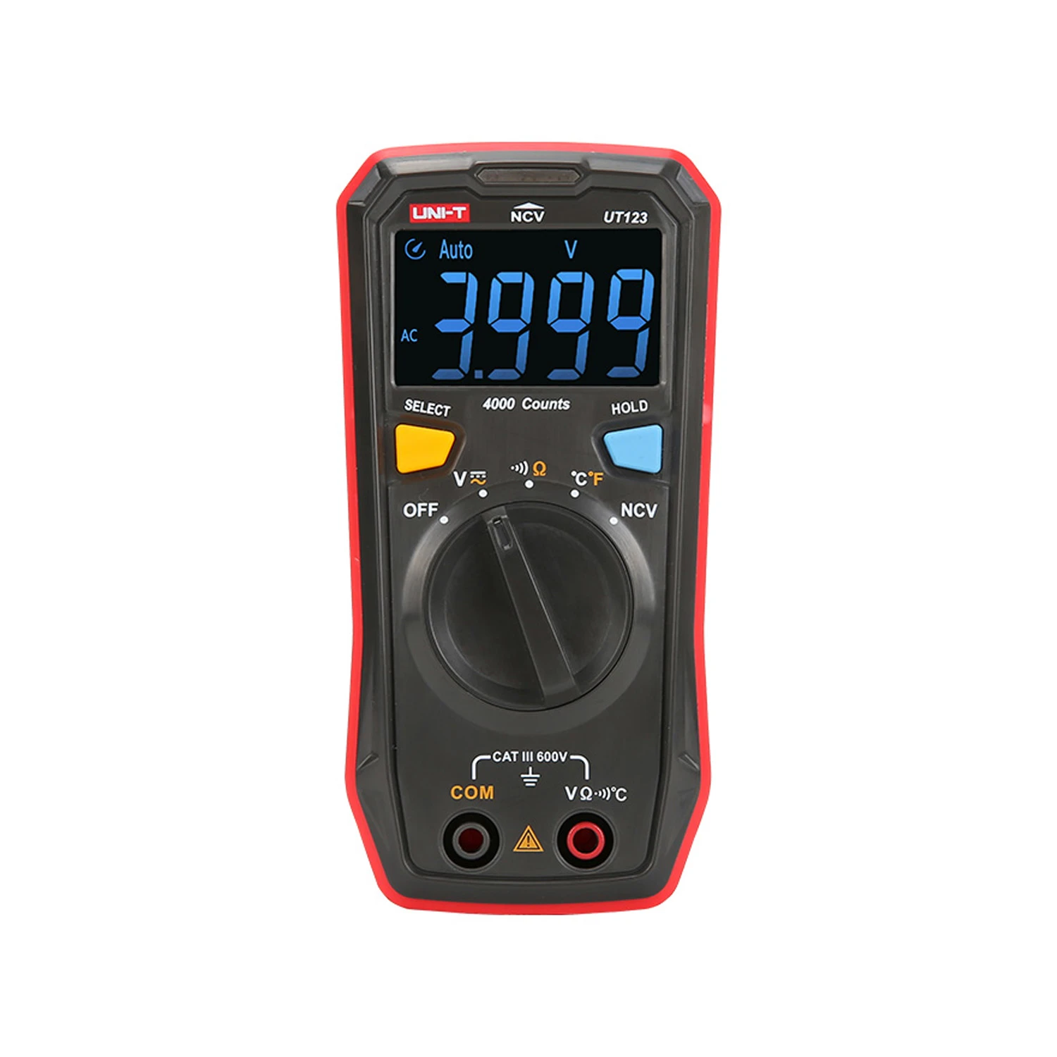 UNI-T UT123 Smart Digital Multimeter 600V AC/DC, 4000 Count Display, Auto Detection, NCV, Compact Portable Design-image-40