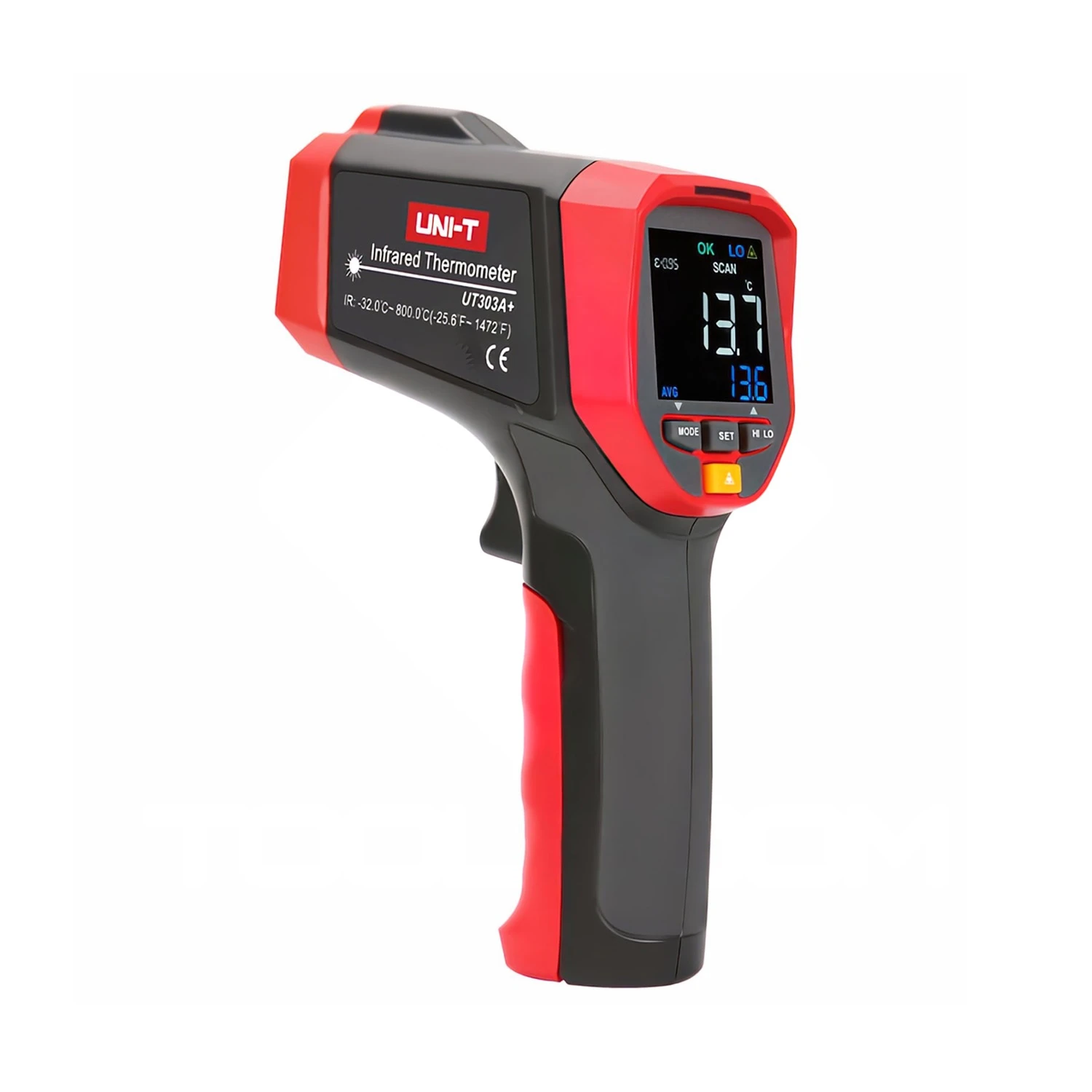 UNI-T UT303A+ Infrared Thermometer, -32°C to 550°C, 12:1 D:S Ratio, Single Laser, Portable Temperature Gun-picture-15