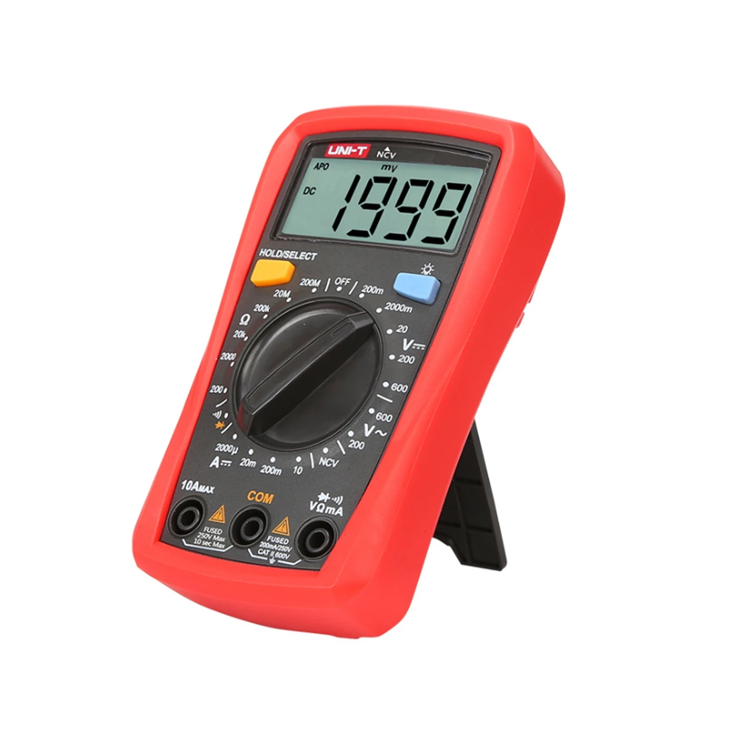 UNI-T UT33A+ Digital Multimeter, 600V AC/DC, 10A, 2000 Counts, Manual Range-image-30