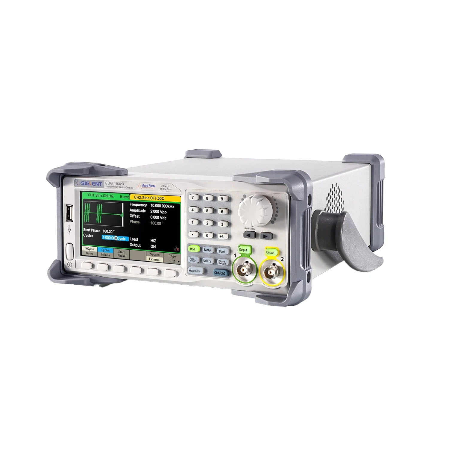 Siglent SDG1032X 30 MHz, 150 MSa/s, 14-Bit Arbitrary Waveform Generator-picture-26
