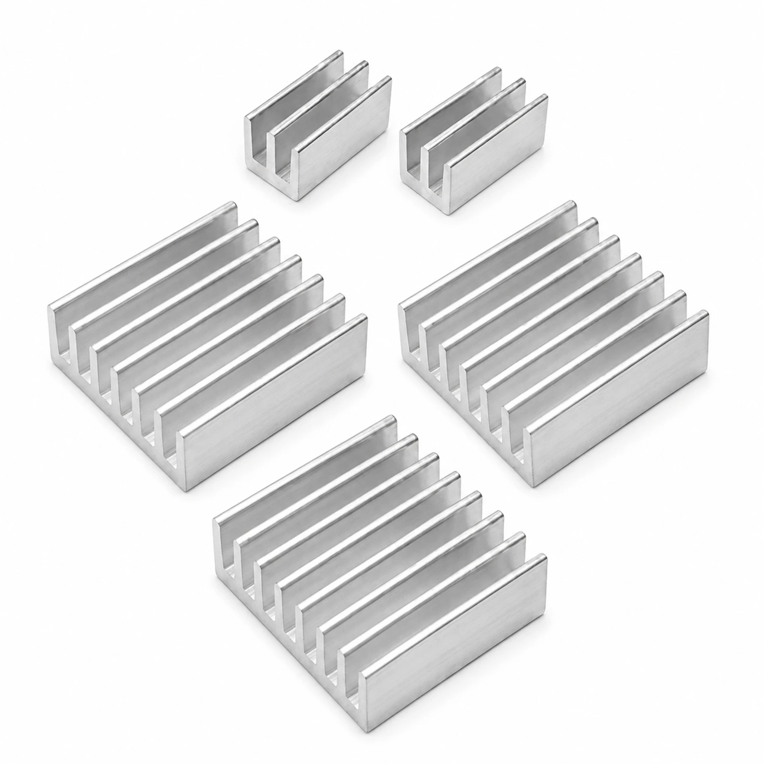 5 in 1 Aluminum Heat Sink Set for Raspberry Pi 5-picture-16