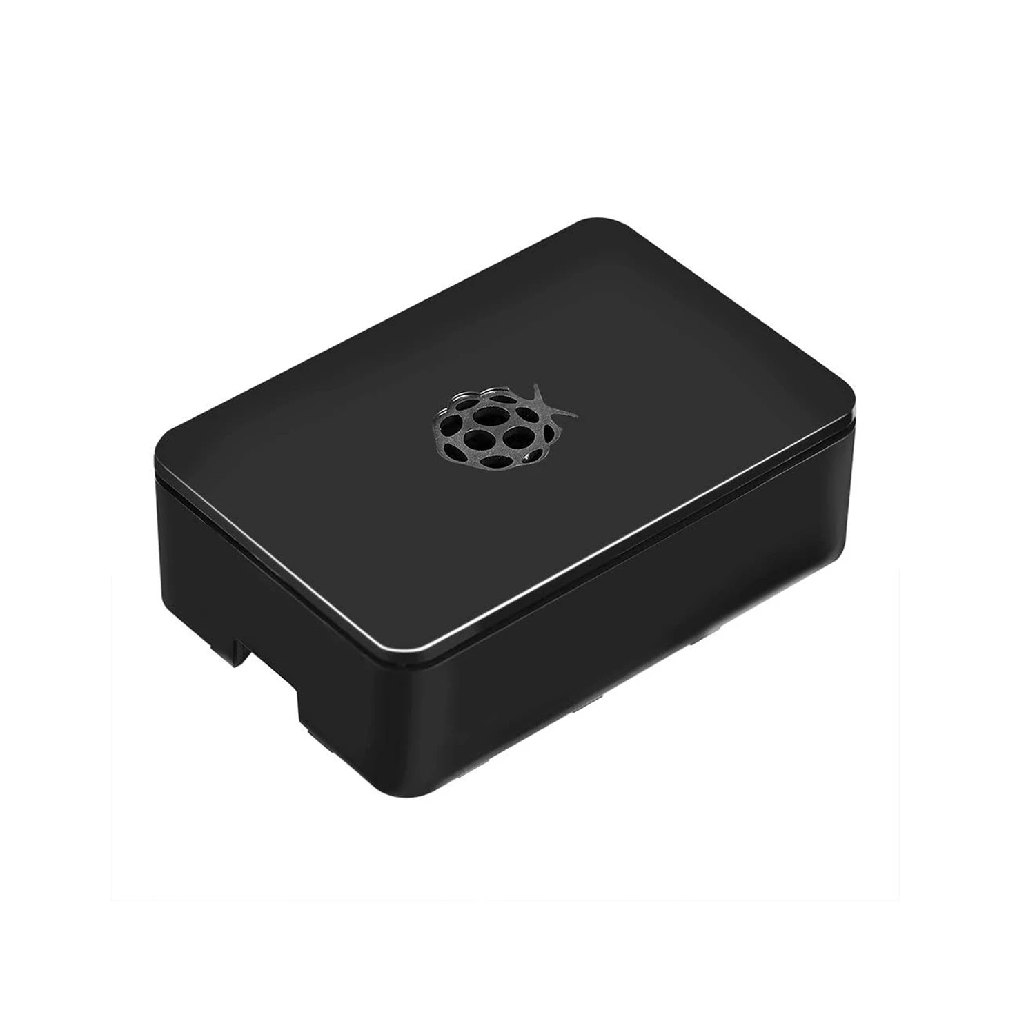 Black ABS Plastic Case with Logo for Raspberry Pi 5B-picture-36