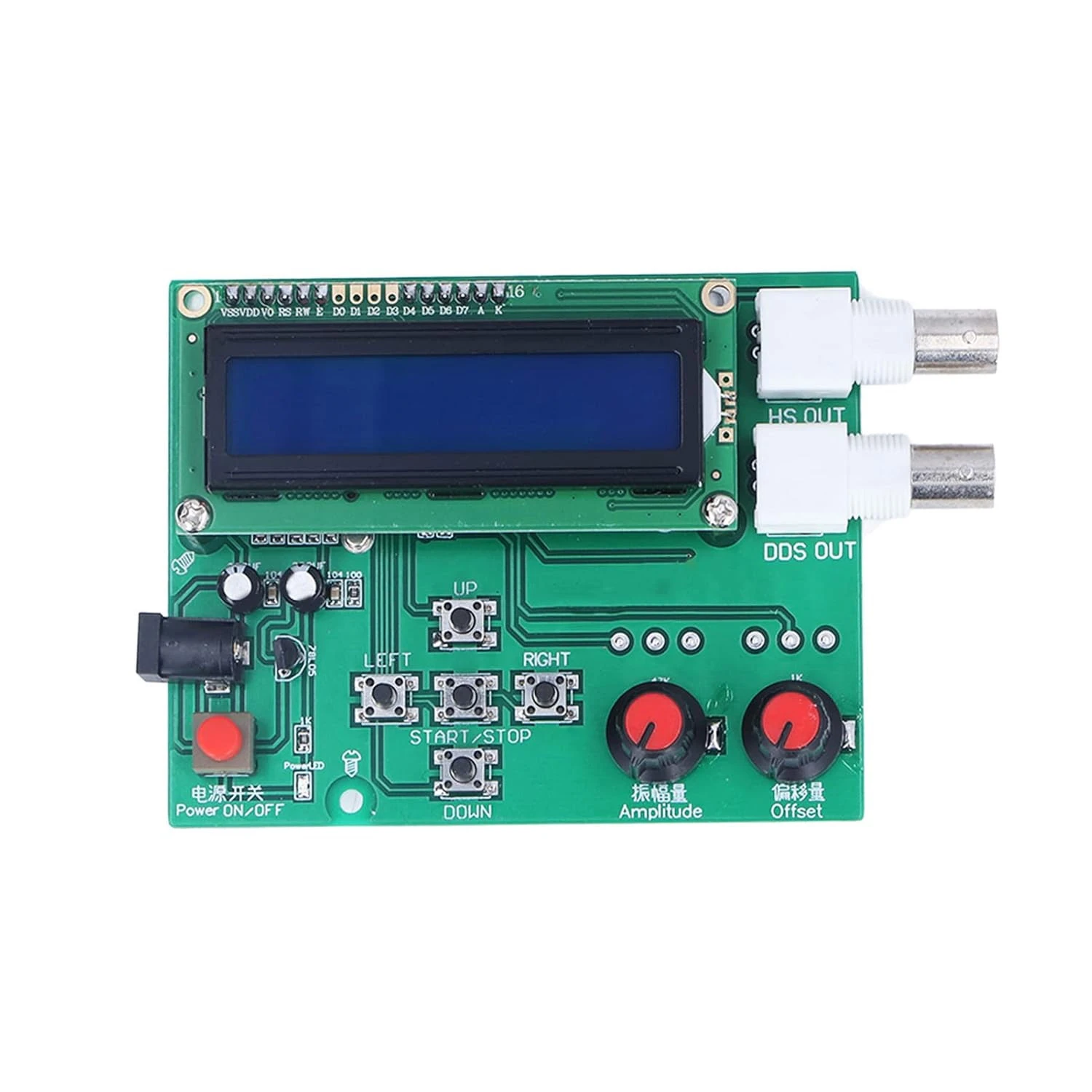 DDS Signal Generator 1Hz-65534Hz Trigonometric Wave Sinusoidal Square Sawtooth Wave Kit-image-29