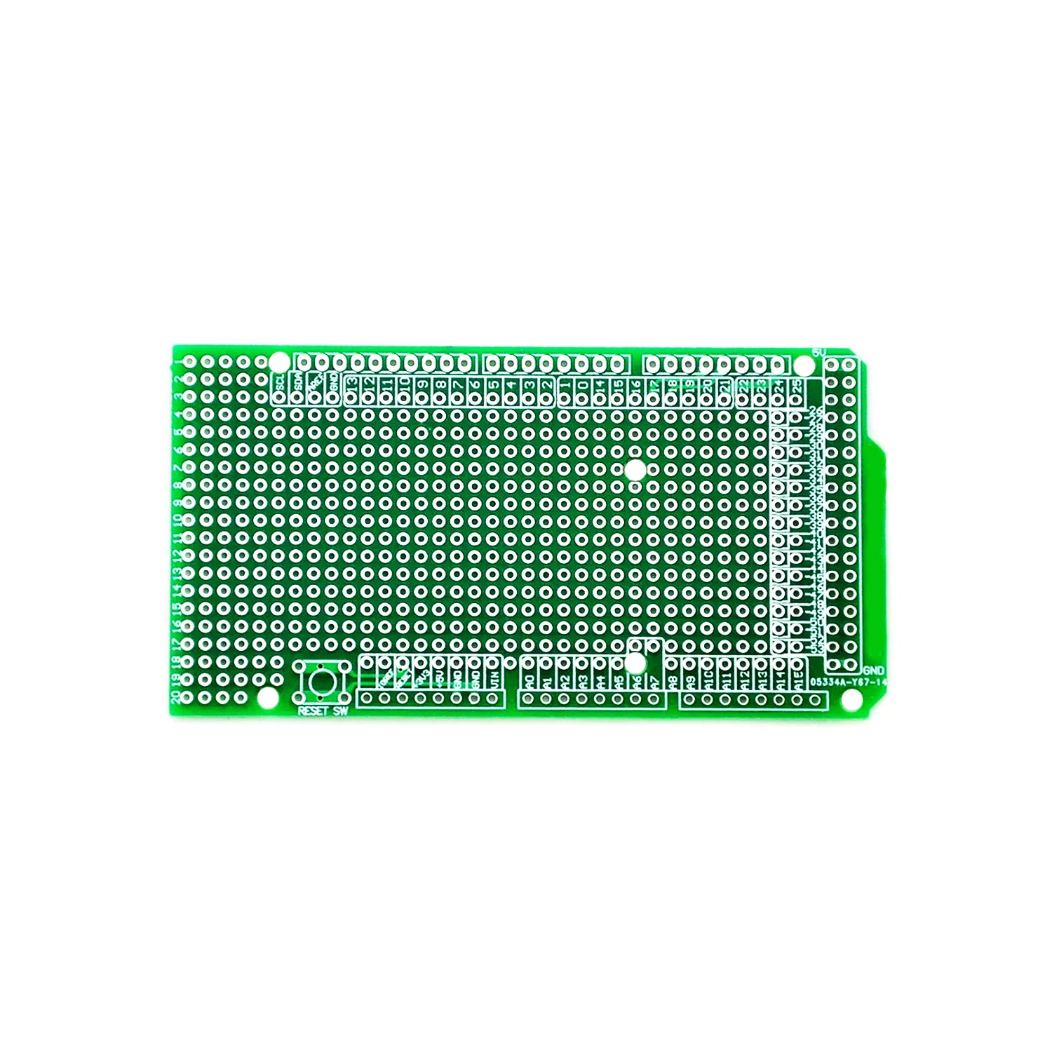 Prototype PCB Board for Arduino MEGA2560 R3 Shield Board FR-4 (Type A）-image-47