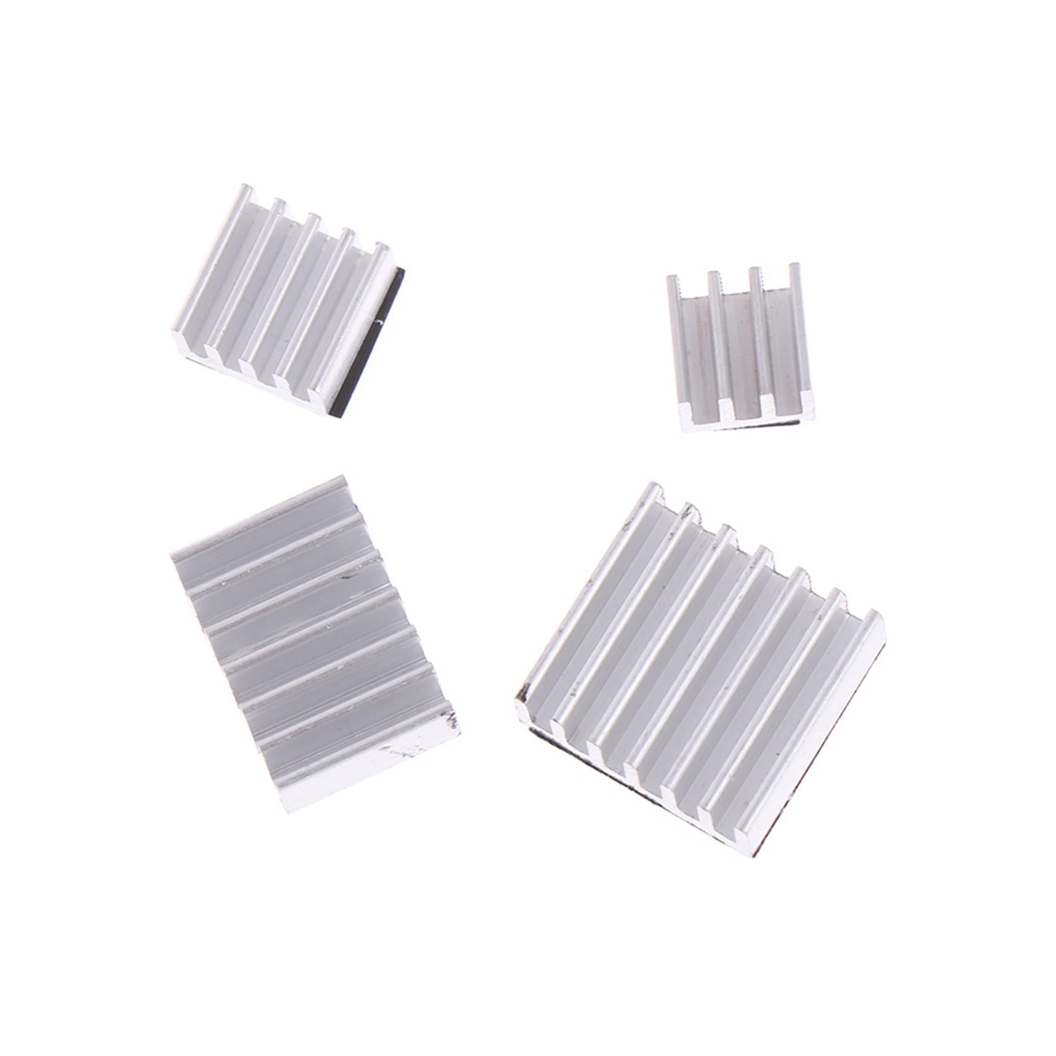 White 4 in 1 Heat Sink Set Aluminum for Raspberry Pi 4B-picture-27