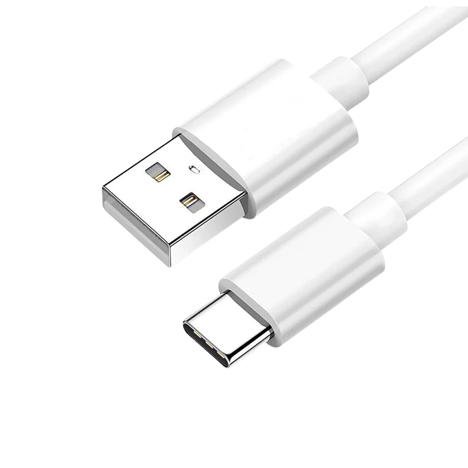 White Type A to Type C USB Cable 2A 1m-picture-21