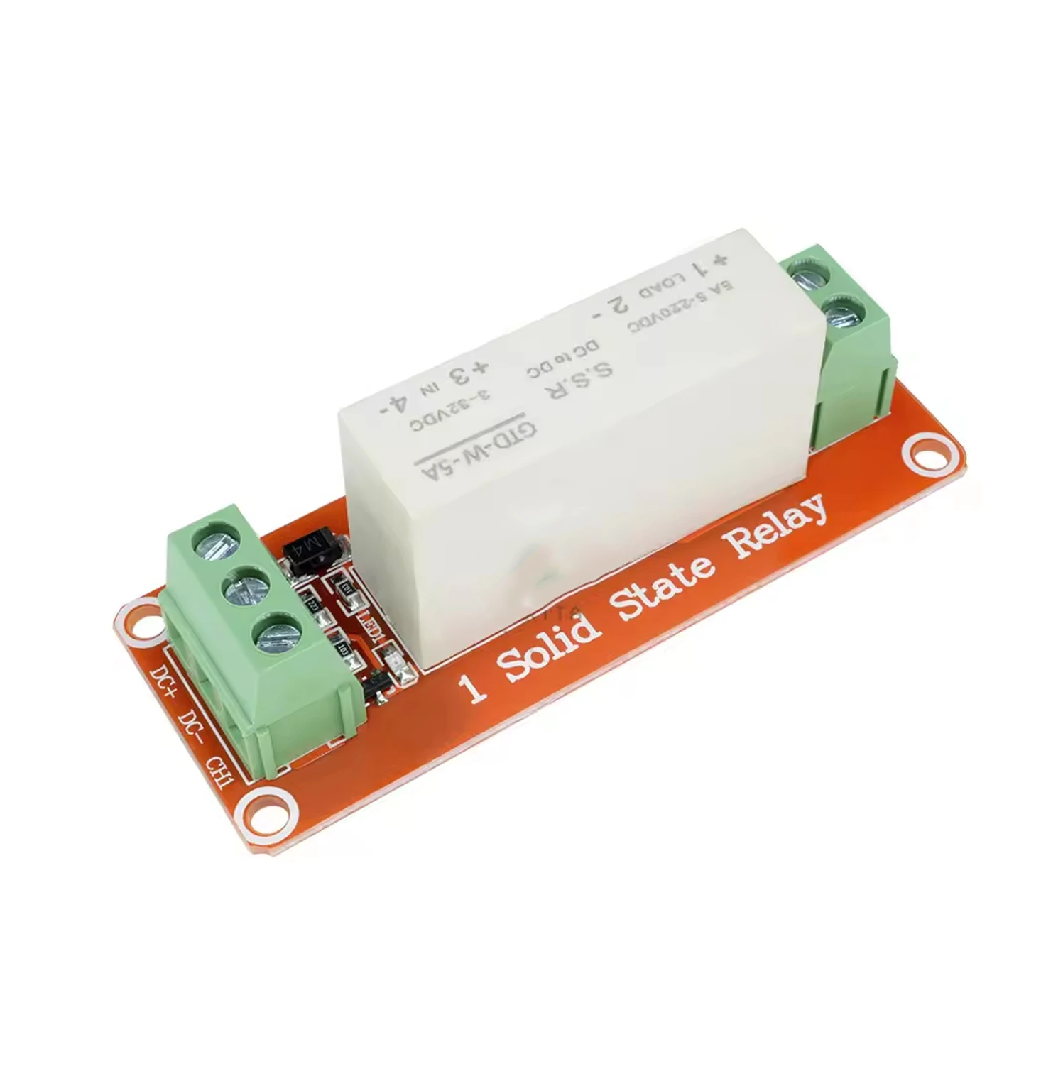 1 Channel 5A High Level Trigger DC Control DC Solid-State Relay Module-image-0
