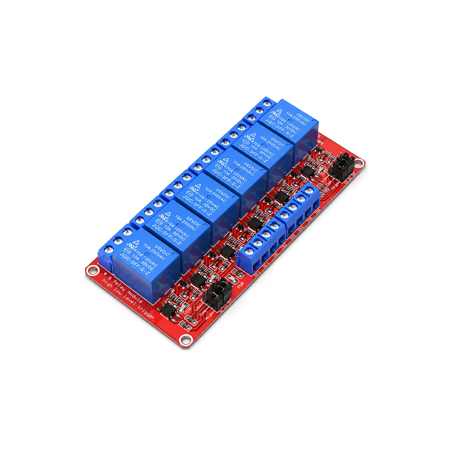 6 Channel Relay Module 5V High and Low Level Trigger Relay Control-picture-11