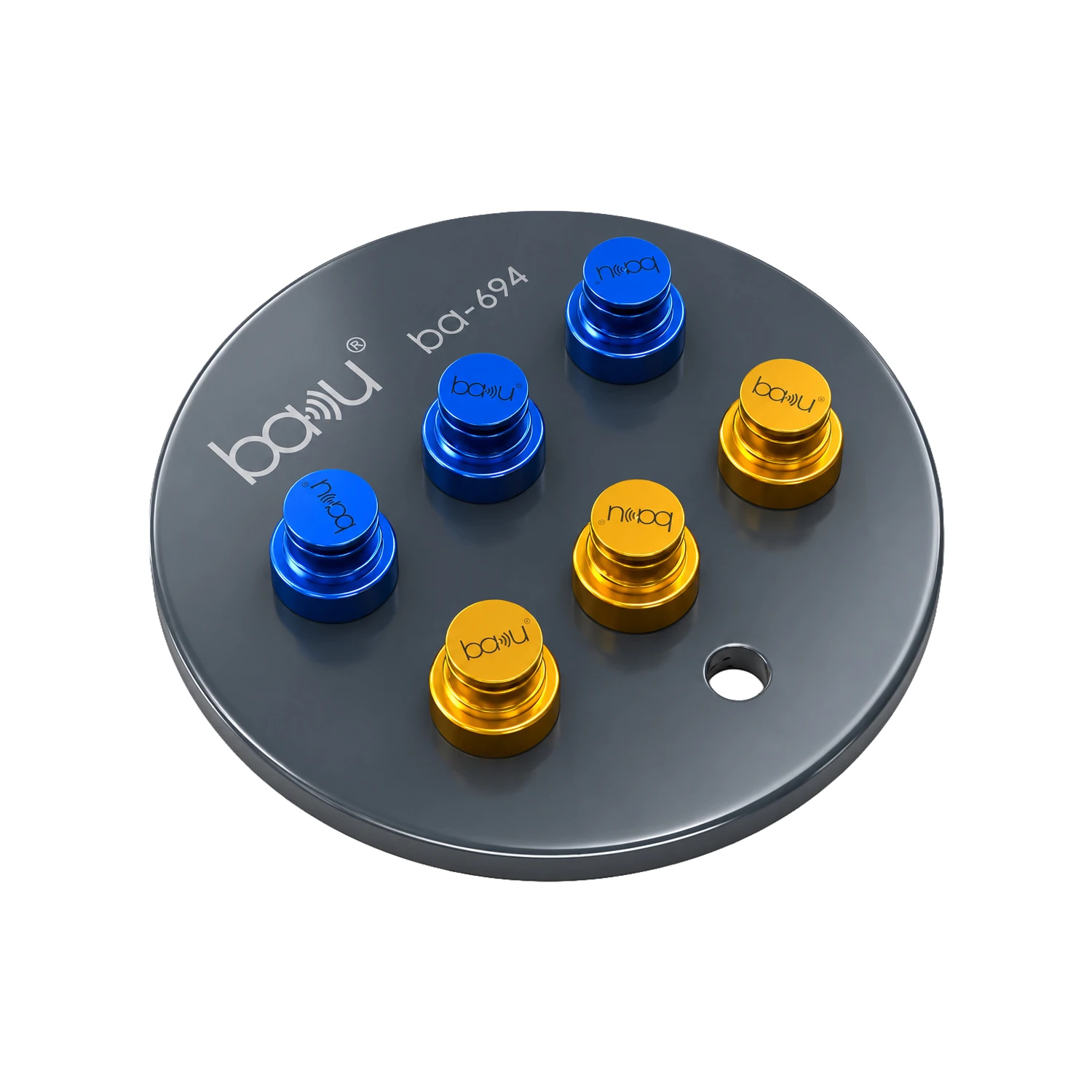 BAKU BA-694 Multifunction PCB Magnetic Fixture Diameter 125mm Circular Plate with 6PCS Magnetic Posts-picture-12