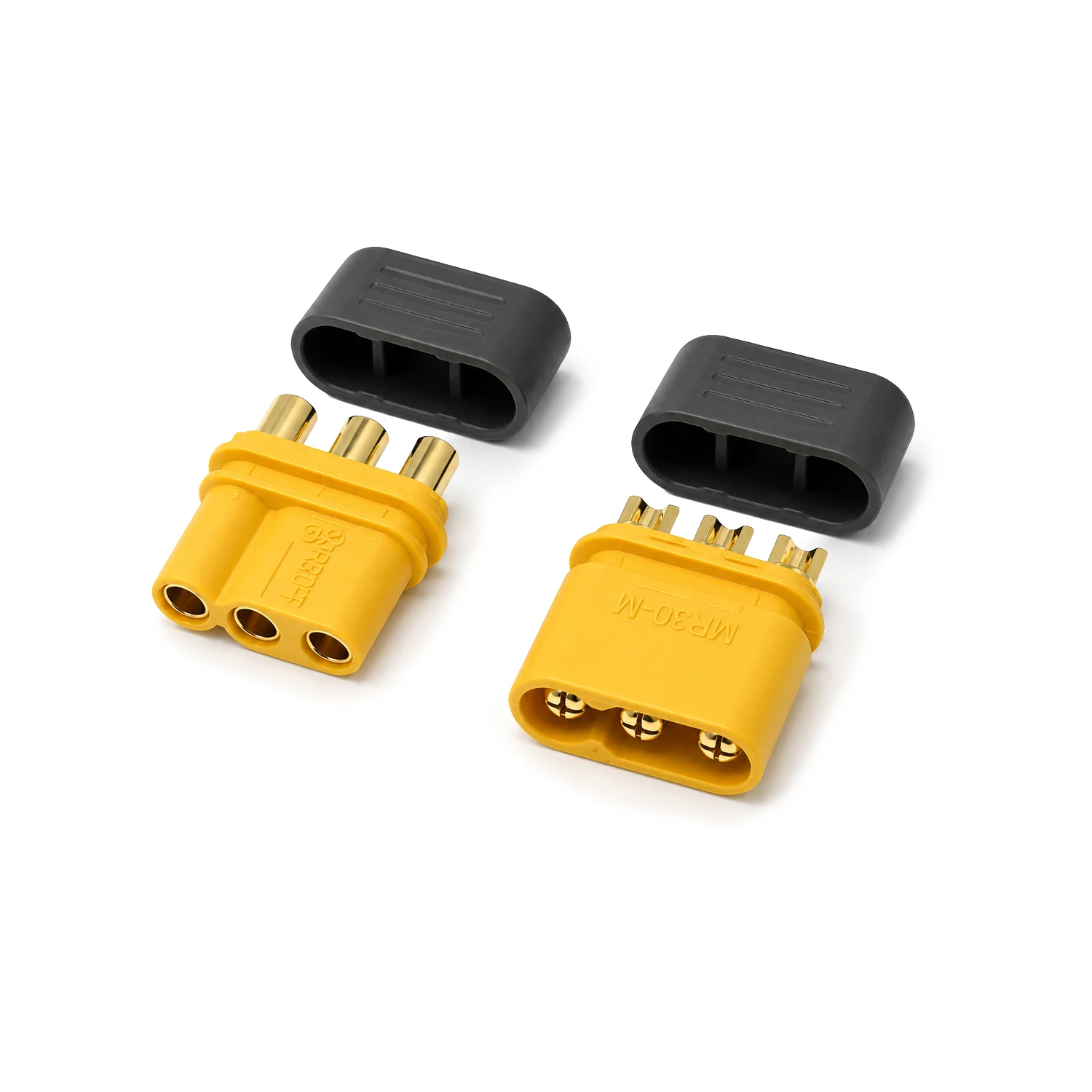 Amass MR30 Gold Plated Battery Connector Pair with Housing Cap - MR30-F.G.Y & MR30-M.G.Y-picture-11