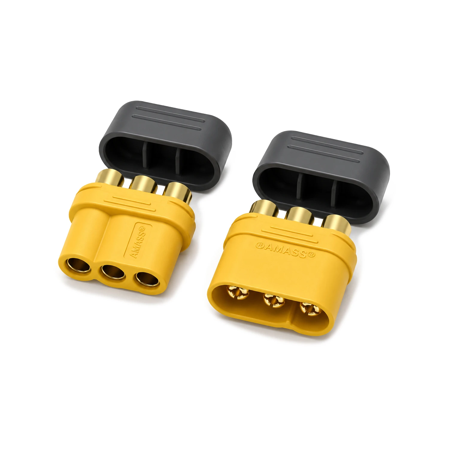 Amass MR60 Gold Plated Battery Connector Pair with Housing Cap - MR60-F.G.Y & MR60-M.G.Y-picture-22