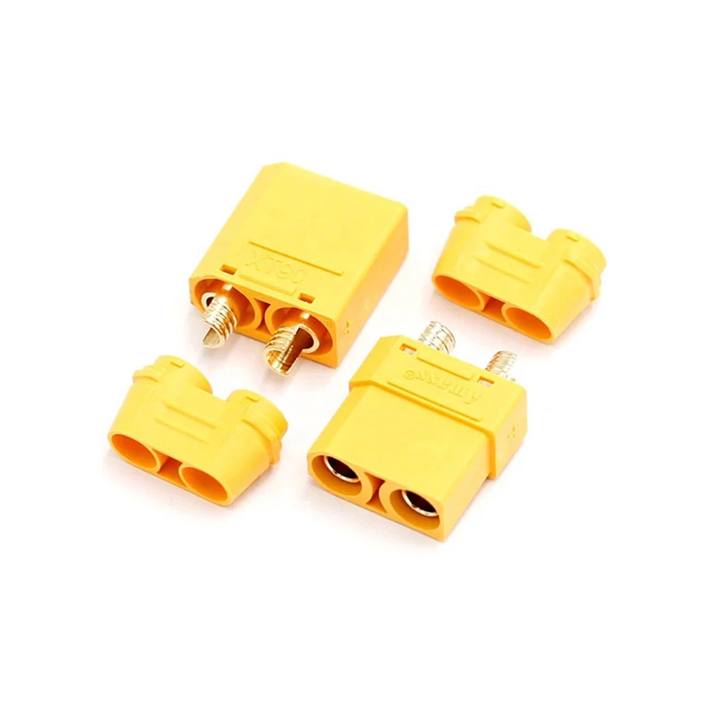 Amass XT90 Gold Plated Battery Connector Pair withh Housing Cap - XT90H-F.G.Y & XT90H-M.G.Y-picture-32