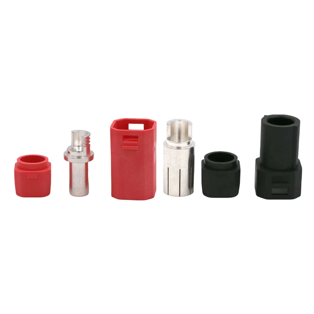 Amass SH8.0 Silver Plated Bullet Battery Connector Pair with Housing Cap - SH8.0-F.S.B & SH8.0-M.S.R-image-45