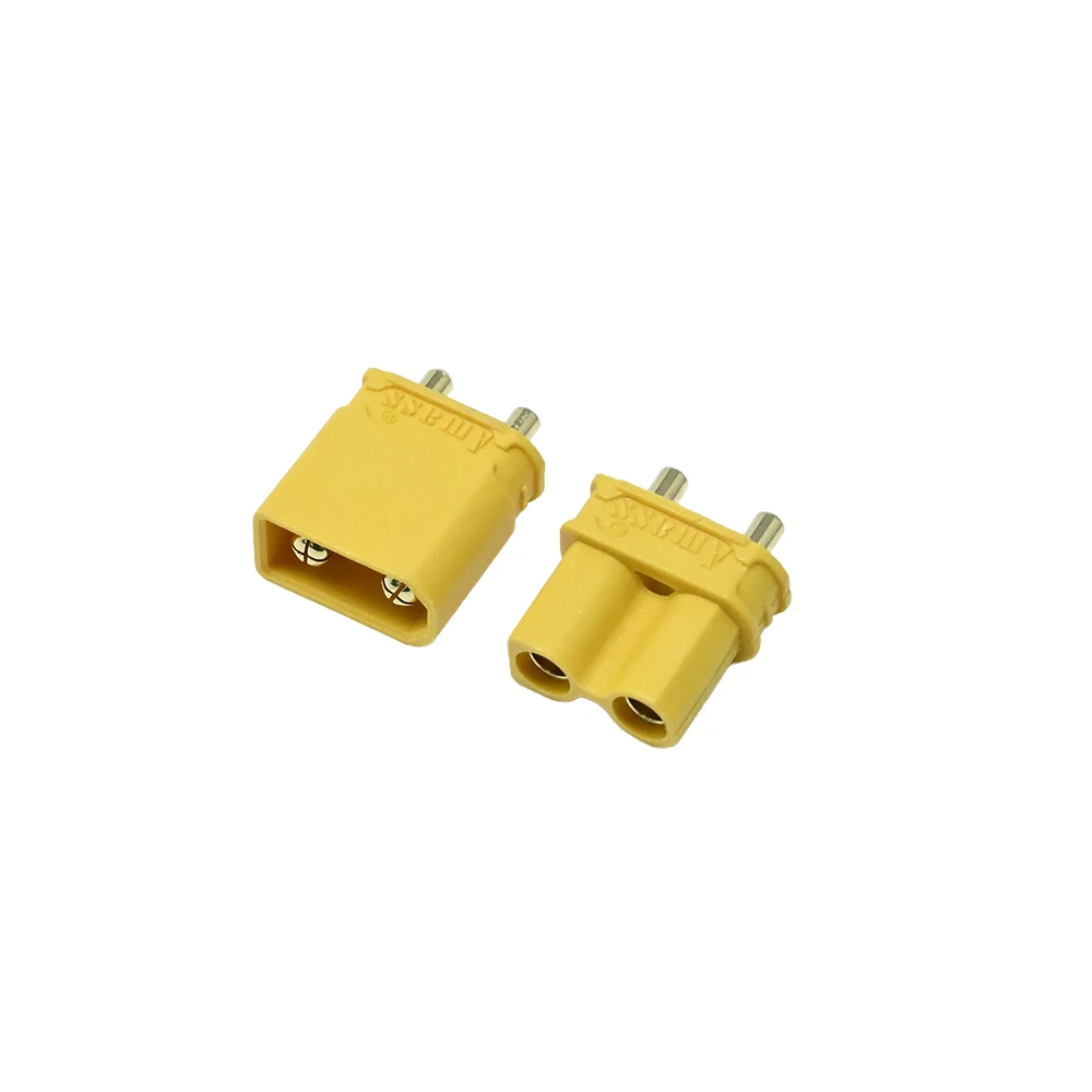 Amass XT30UPB30 Gold Plated Bullet Battery Connector Pair - XT30UPB30-F.G.Y & XT30UPB30-M.G.Y-image-41