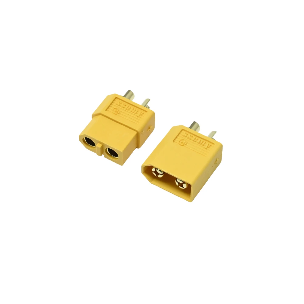 Amass XT60 Gold Plated Bullet Battery Connector Pair - XT60-F.G.Y & XT60-M.G.Y-picture-12