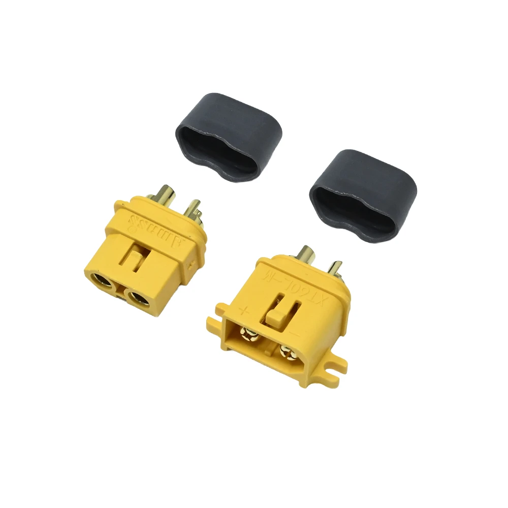 Amass XT60L Gold Plated Battery Connector Pair with Housing Cap - XT60L-F.G.Y & XT60L-M.G.Y-picture-30