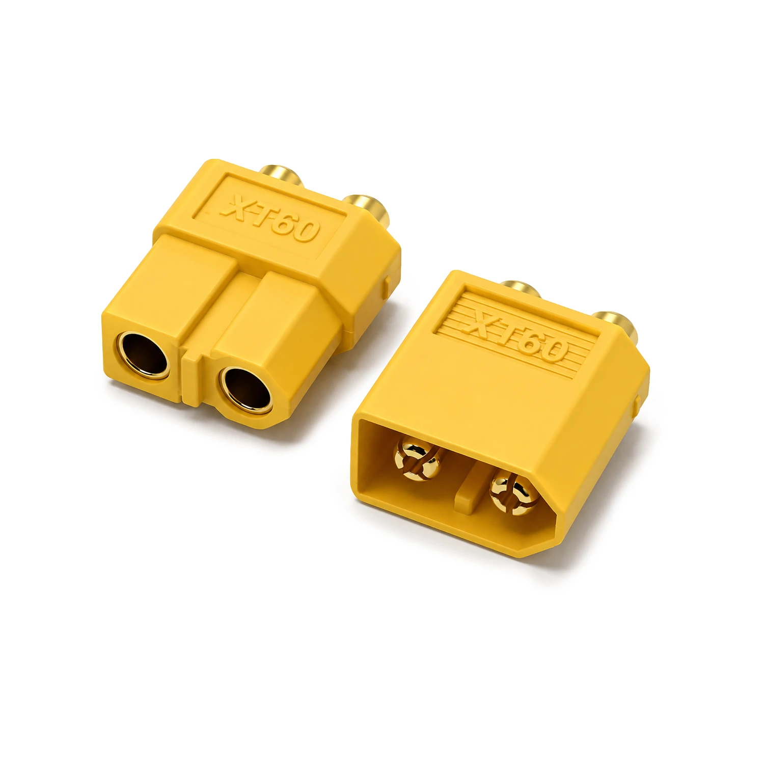 Amass XT60PB30 Gold Plated Bullet Battery Connector Pair - XT60PB30-F.G.Y & XT60PB30-M.G.Y-image-37