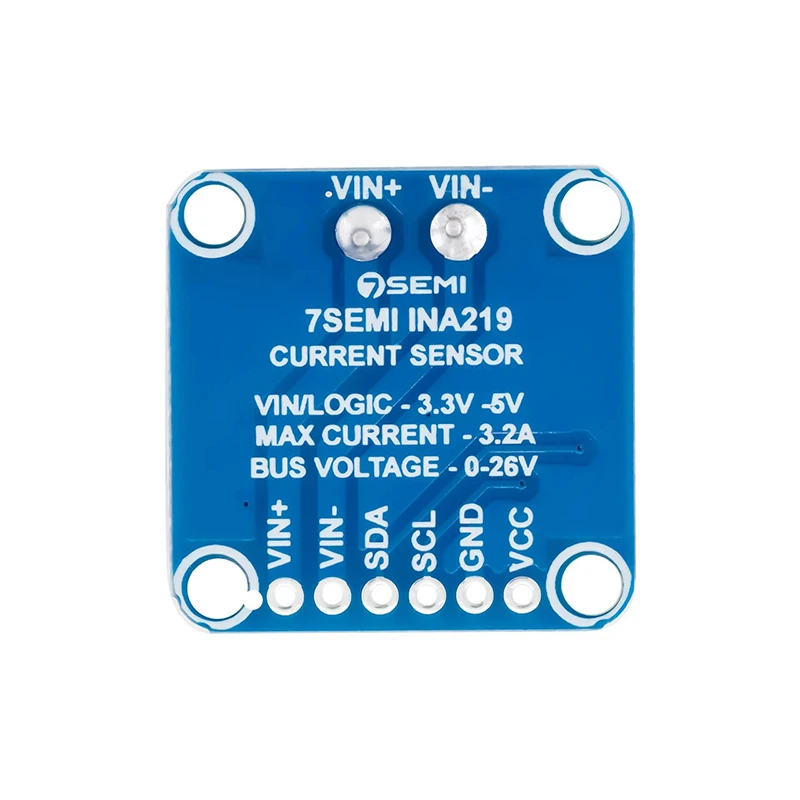 7Semi INA219, Voltage, Current, Power Monitor Sensor Breakout I2C, 0 V to 26 V-image-14