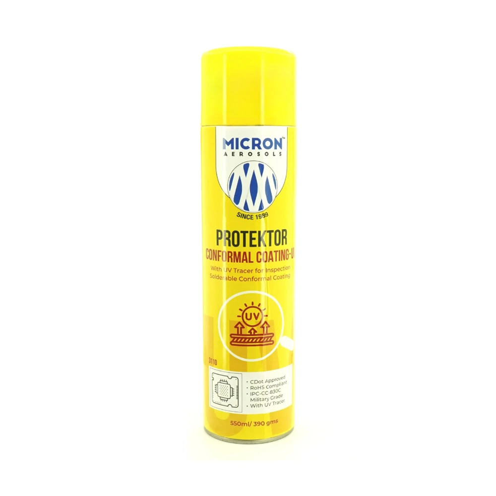 Micron 3110 Protektor Conformal Coating Spray - UV for PCBs, Electronics | With UV Tracer - Glows under UV Light-picture-23