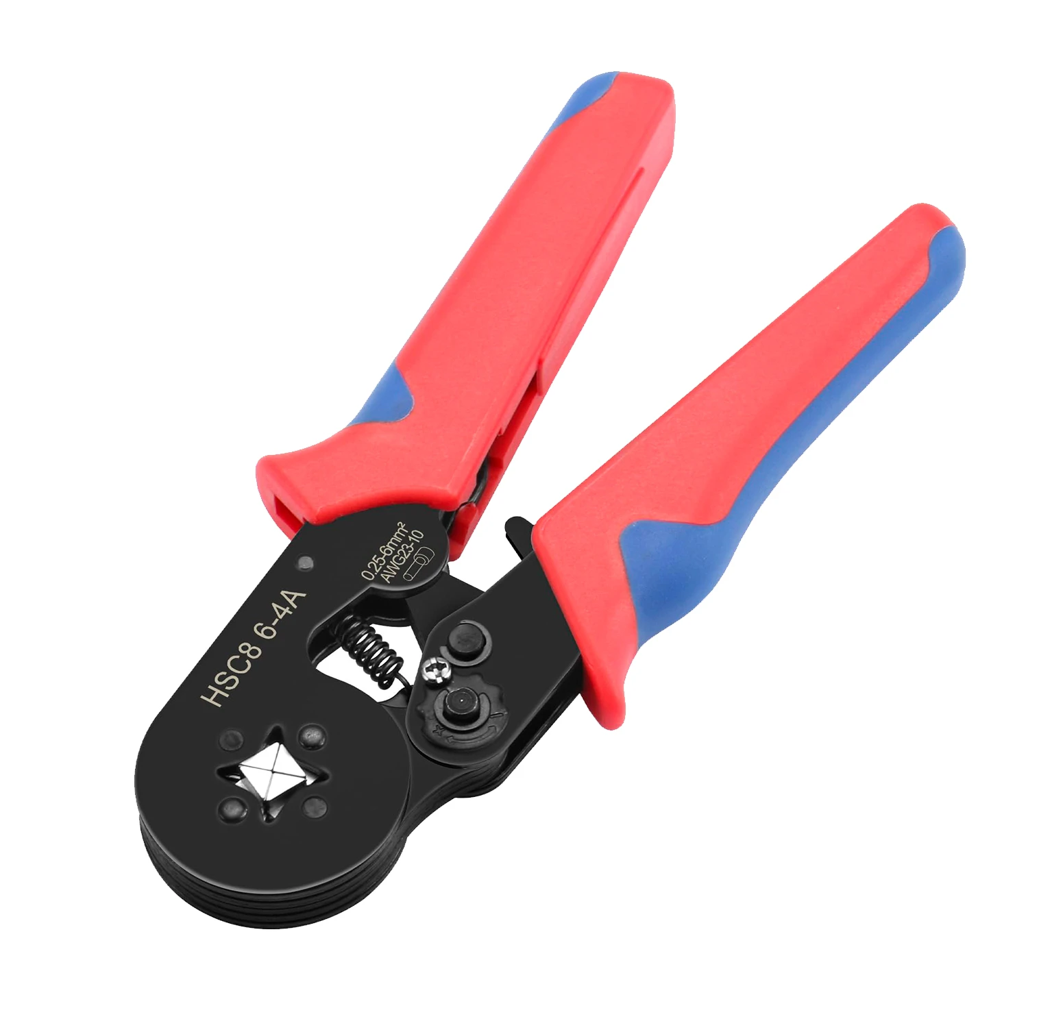 Tubular Terminal Crimping Pliers HSC8 6-4A Red+Blue-picture-12
