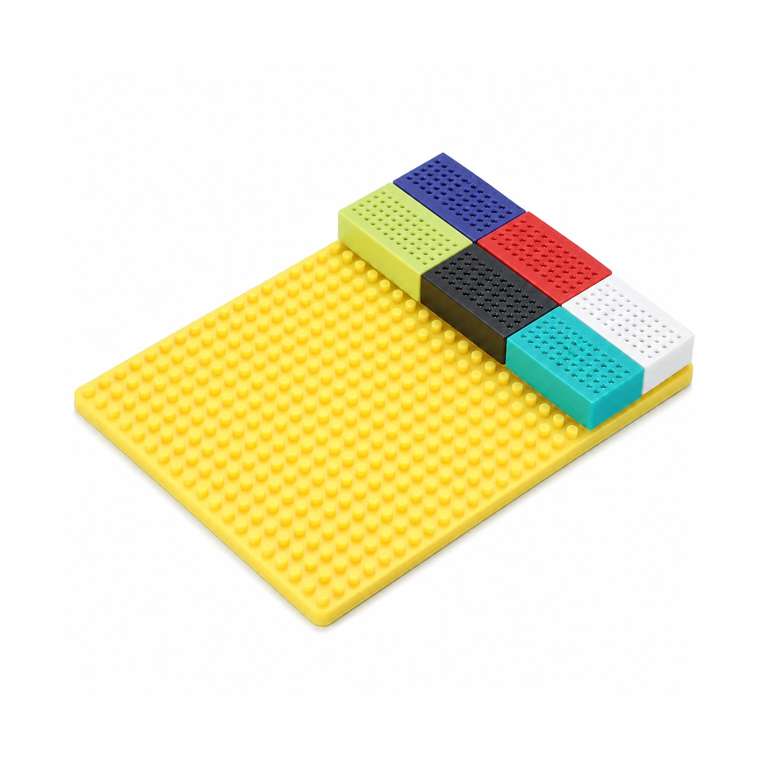 ZY-55 Mini Breadboard DIY Kit(7pcs Bread Board+1pc Blate)-image-6