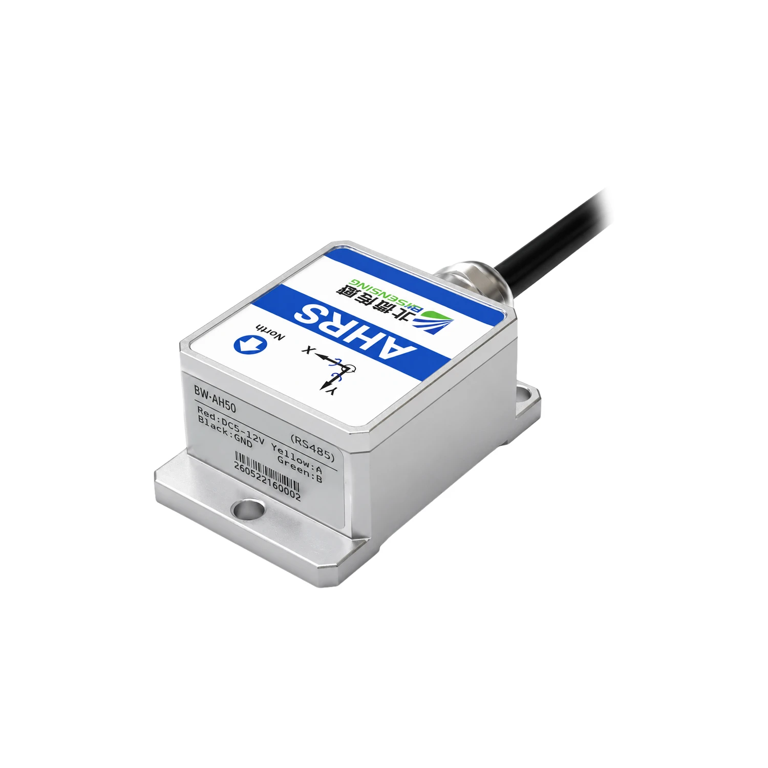 BWSENSING AH50, AHRS Sensor, 9-Axis MEMS Attitude & Heading Reference System, IMU, RS485-image-28