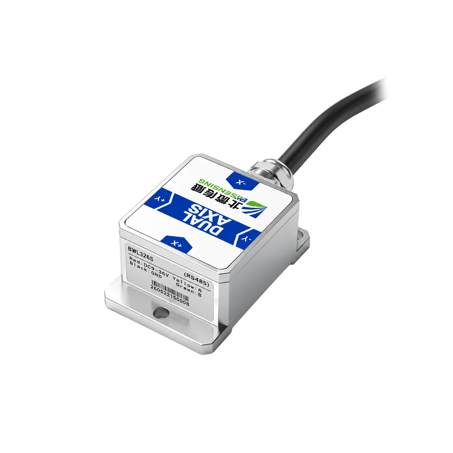 BWSENSING BWL326S RS485 Dual-Axis Inclinometer, ±90° Tilt Sensor, 0.1° Accuracy, MEMS, RS485-image-42