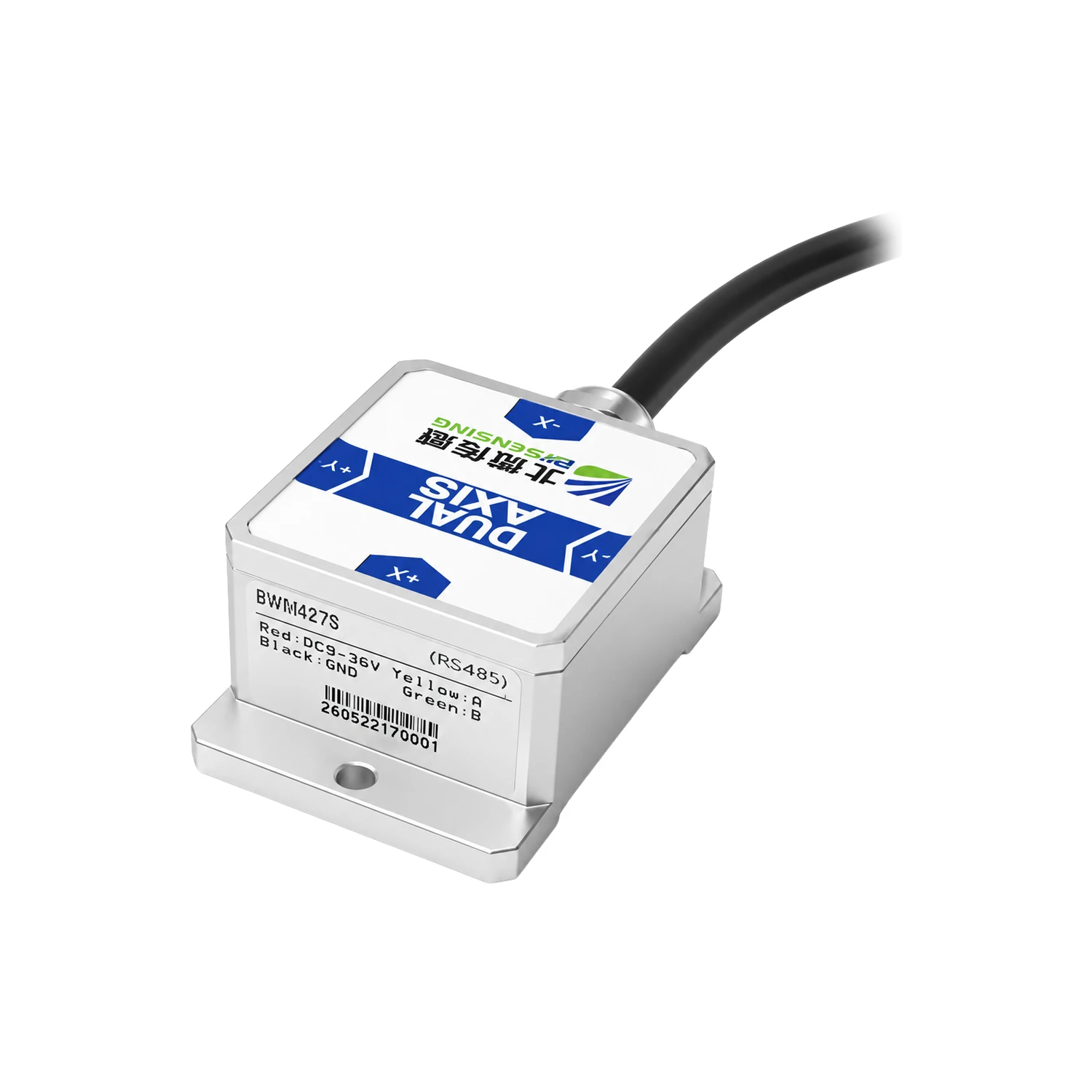 BWSENSING BWM427 RS485 Modbus Dual-Axis Inclinometer, ±90° Tilt Sensor, 0.01° Accuracy, MEMS, RS485-image-46