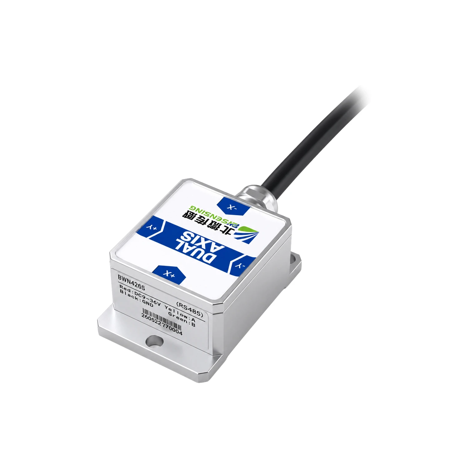 BWSENSING BWN426S, Dual-Axis Inclinometer Sensor,±90°, 0.02°, MEMS, RS485-image-33