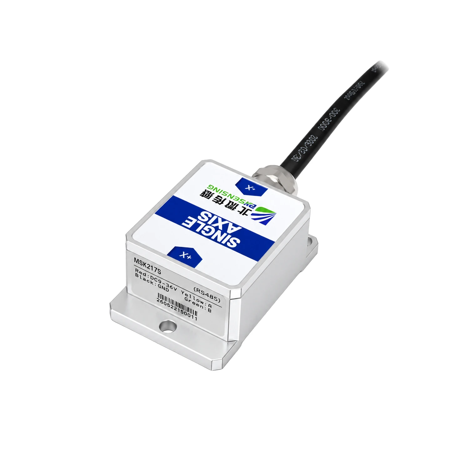 BWSENSING MSK217S, Single-Axis Inclinometer, ±180° Tilt Sensor, 0.3° Accuracy, MEMS, RS485-image-18