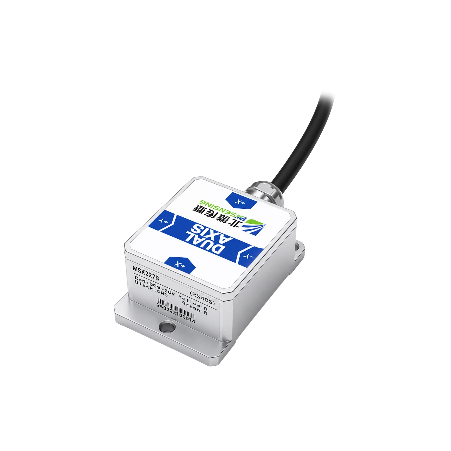 BWSENSING MSK227S RS485 Dual-Axis Inclinometer, ±90° Tilt Sensor, 0.3° Accuracy, Industrial MEMS, RS485-picture-24
