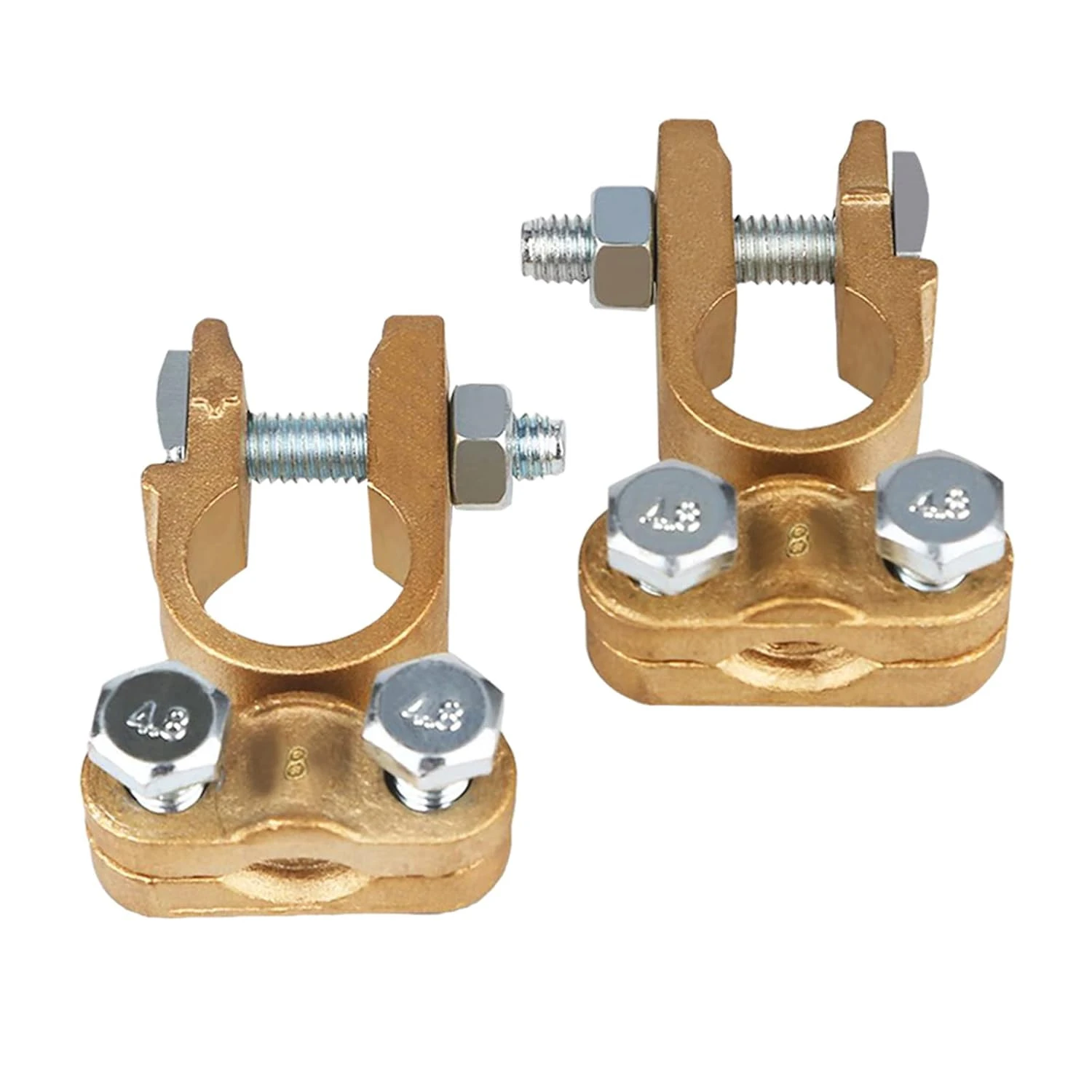 1 Pair Battery Terminal Screw Type Connector Brass-image-40