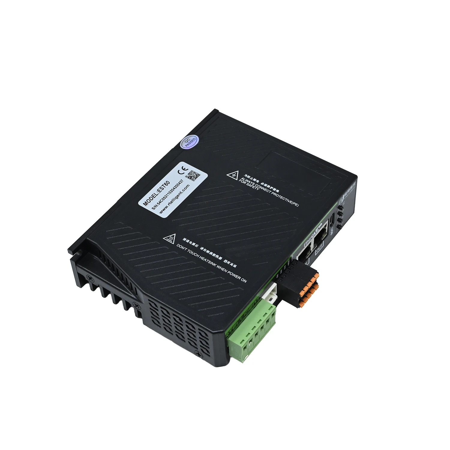 Rtelligent EtherCAT Stepper Driver For Closed Loop Stepper Motors Below NEMA24TYPE C Digital Display Debugging Panel-EST60-picture-15