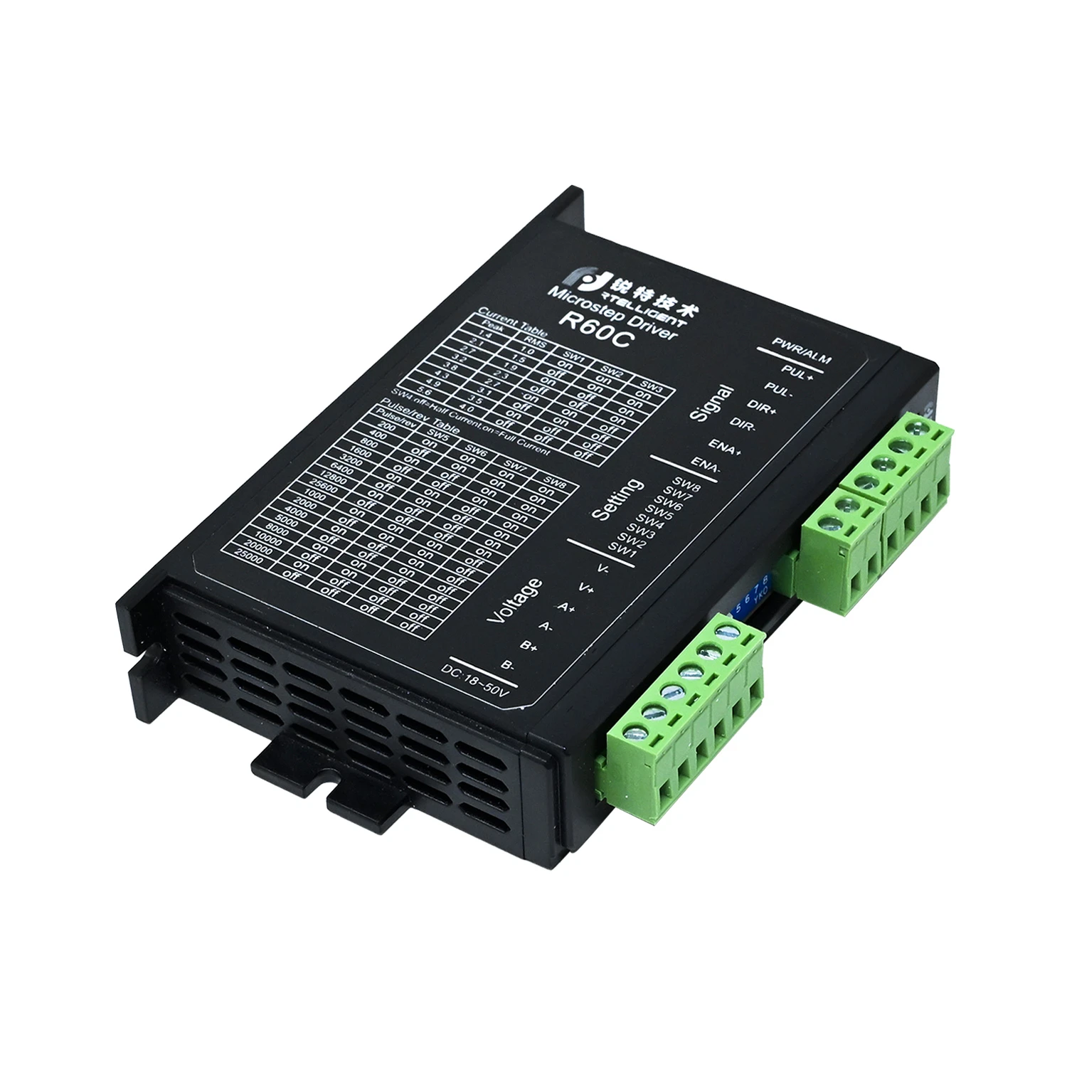 Rtelligent R60C 24–48V DC Stepper Motor Driver 5.6A-picture-17