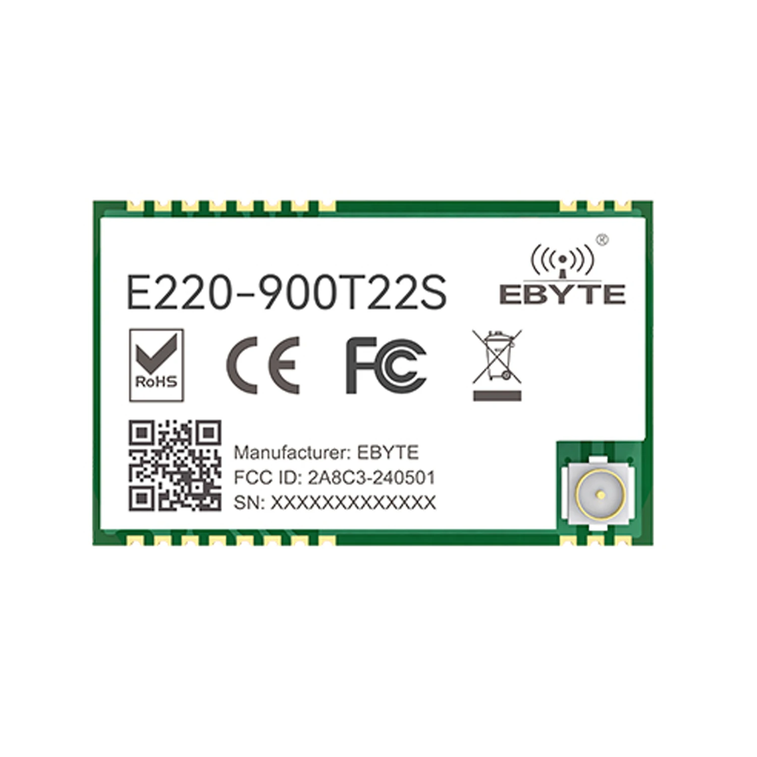 EBYTE E220-900T22S LoRa E220 Module LLCC68 chip 22dBm ISM band 850.125~930.125MHz LoRa Spread Spectrum SMD IPEX Antenna Anti-interference-picture-19