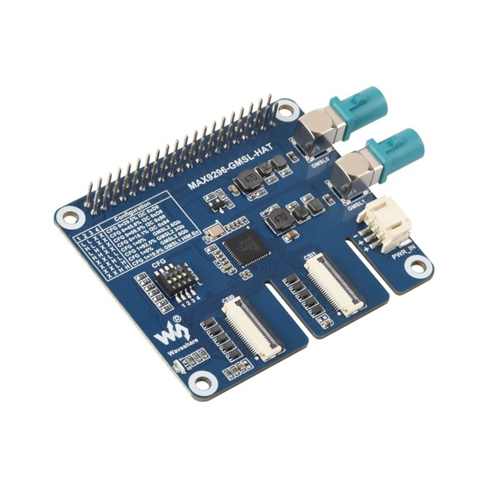 Waveshare 34504 2-Ch GMSL Camera HAT for Raspberry Pi 5 & Jetson Orin-picture-29