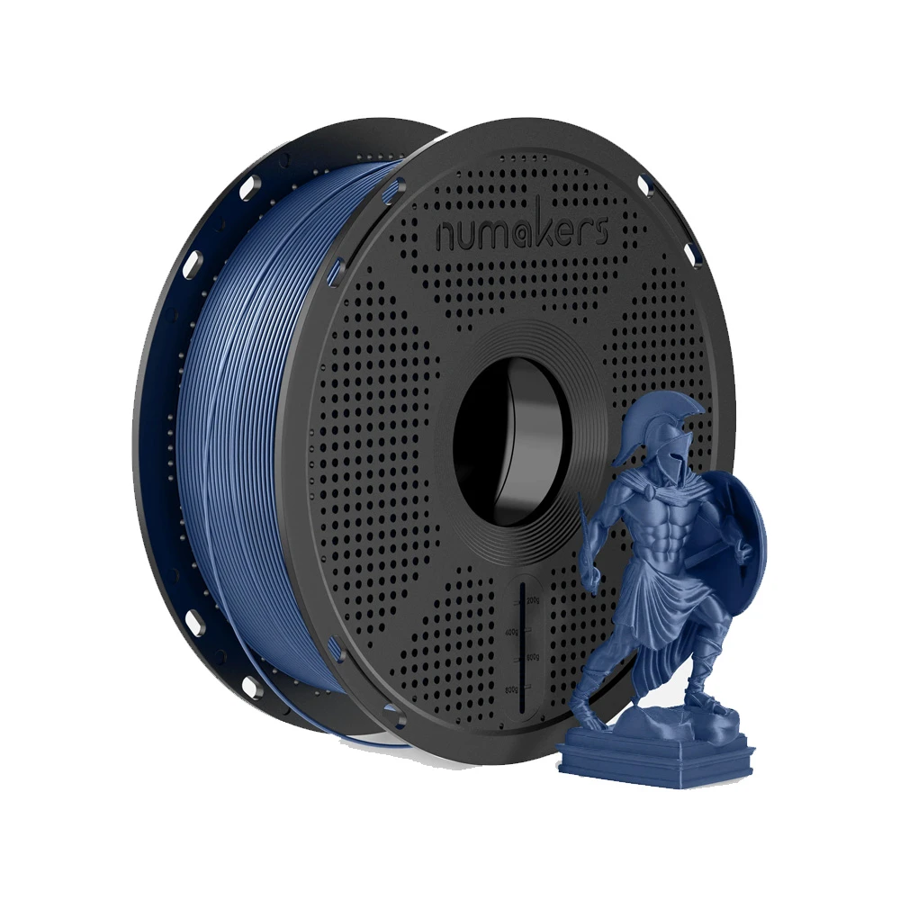 Numakers PLA- Metallic 1.75mm- Titanium Blue Filament 1kg with Spool-image-7