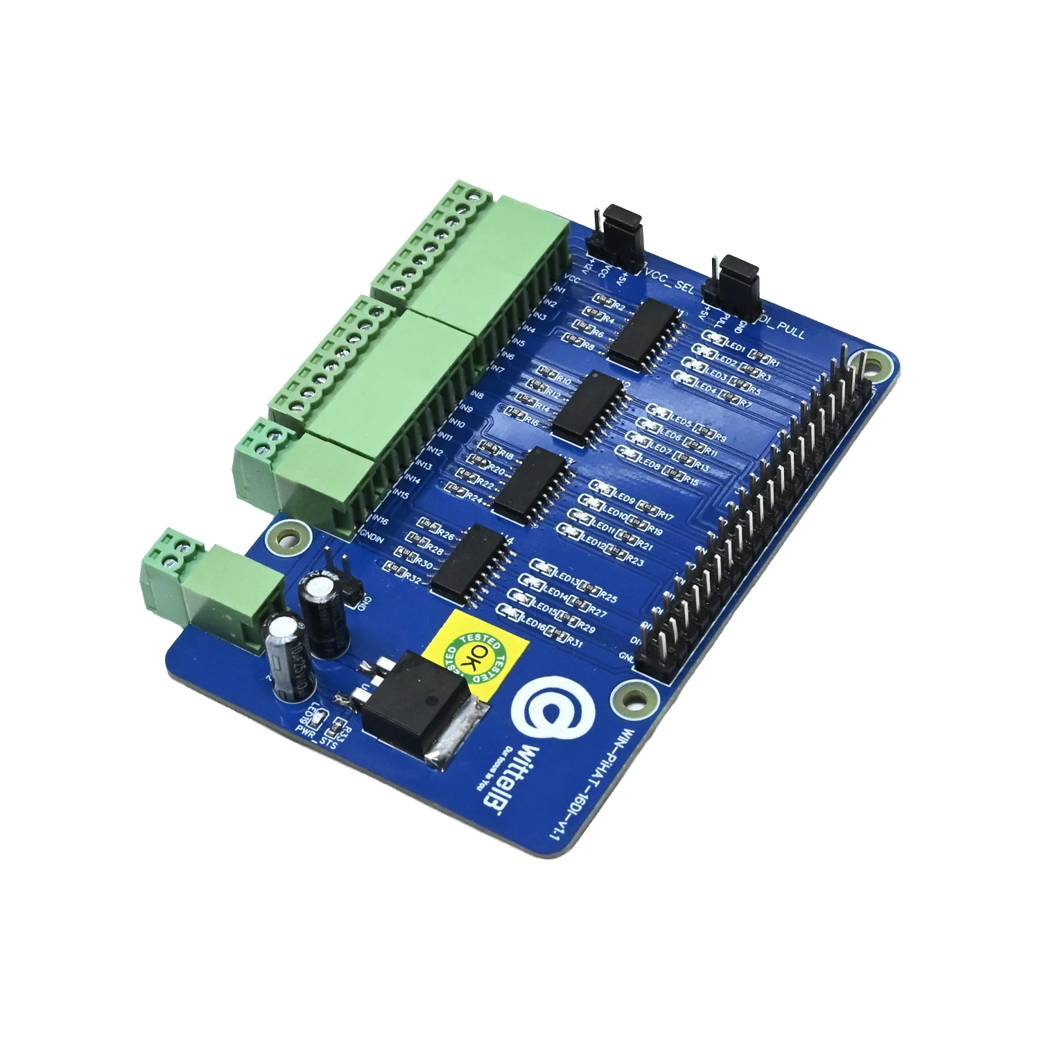 WIN-PIHAT-16DI 16-Channel Digital Input Raspberry Pi HAT-picture-14