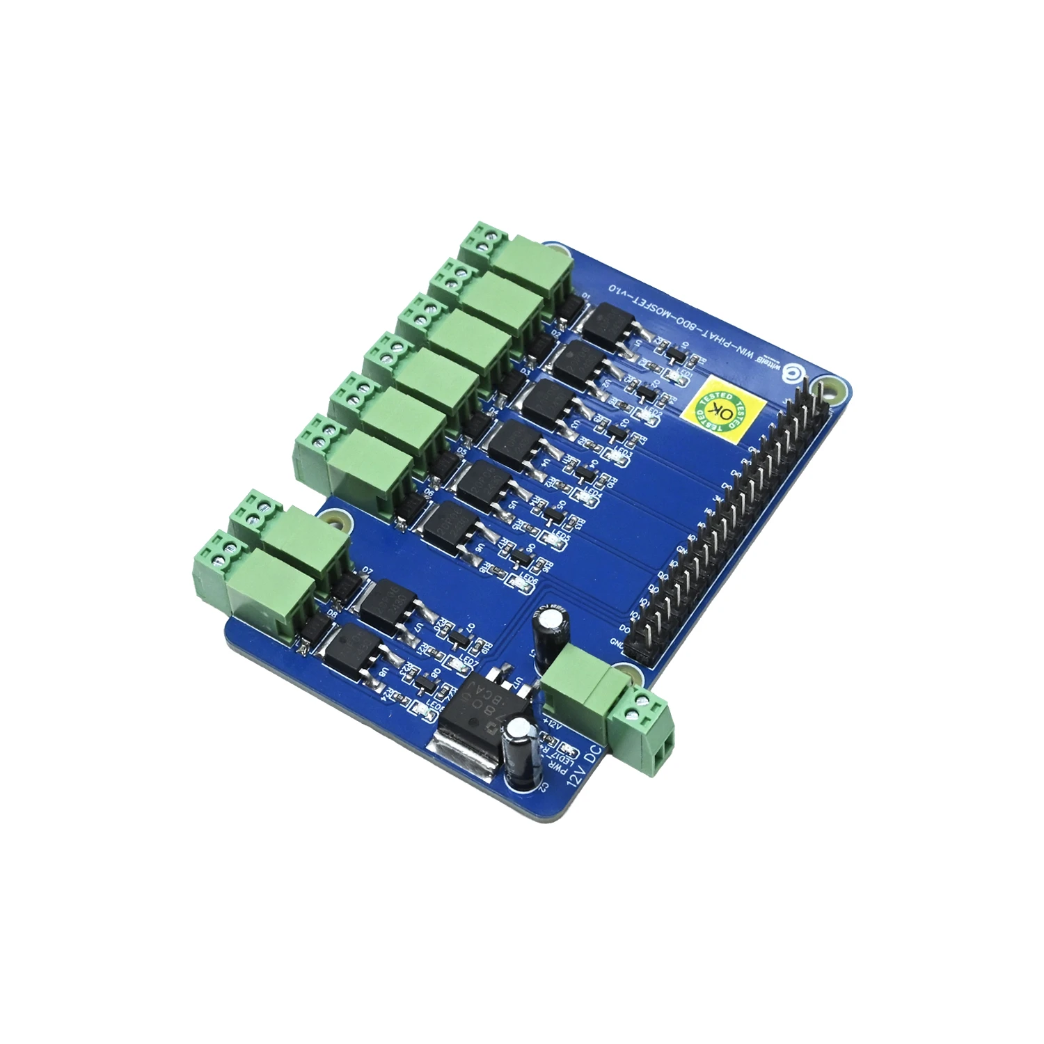 WIN-PIHAT-8DO-MOSFET 8-Channel MOSFET Digital Output Raspberry Pi HAT-picture-11