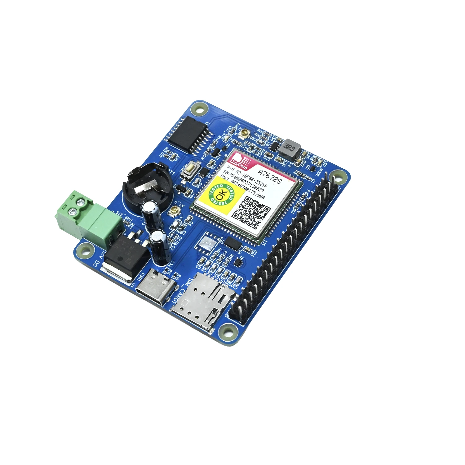 WIN-PIHAT-SIMCOM-A7672-4G SIMCom A7672 4G LTE Raspberry Pi HAT-picture-15