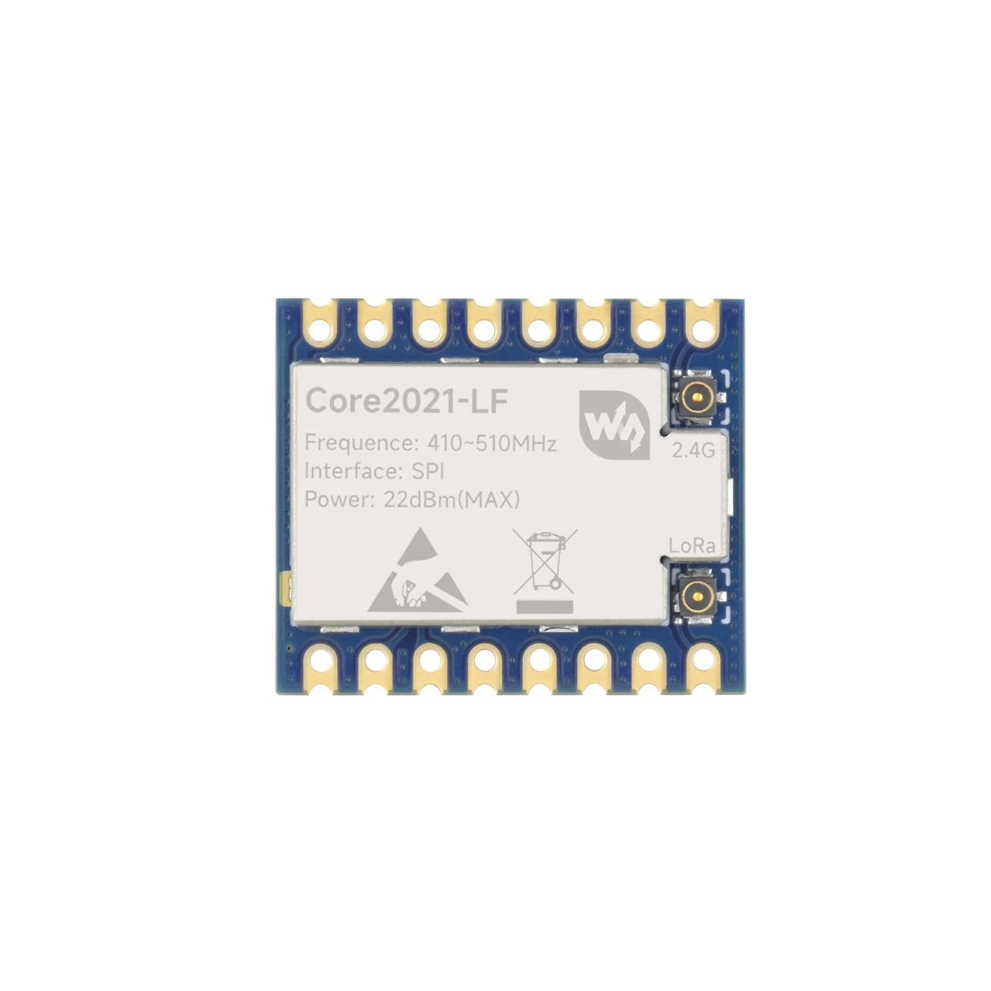 Waveshare Core2021-LF Dual-Band LoRa Module, Based on LR2021 Transceiver without Header-picture-23