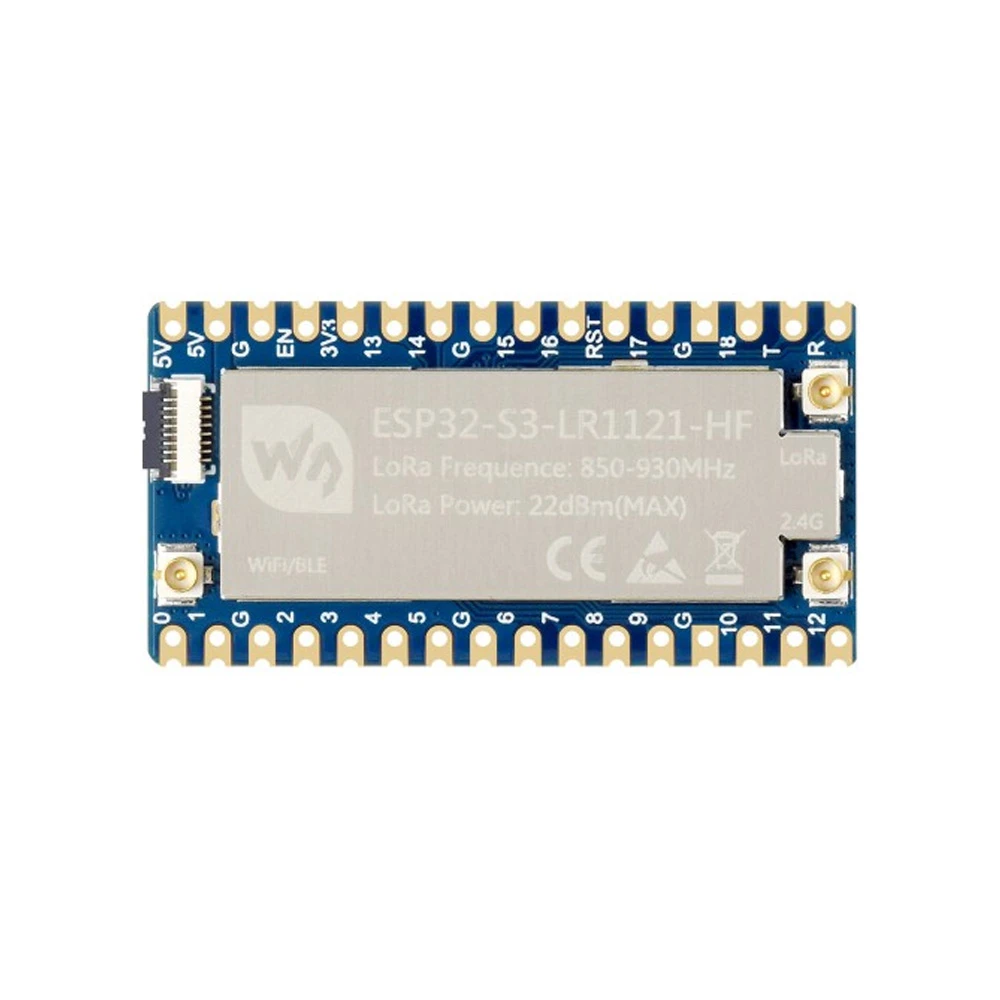 Waveshare ESP32-S3 LoRa Development Board Integrates LR1121 Third-generation RF Chip HF Frequency version without USB Type-C adapter board + FFC cable-image-38