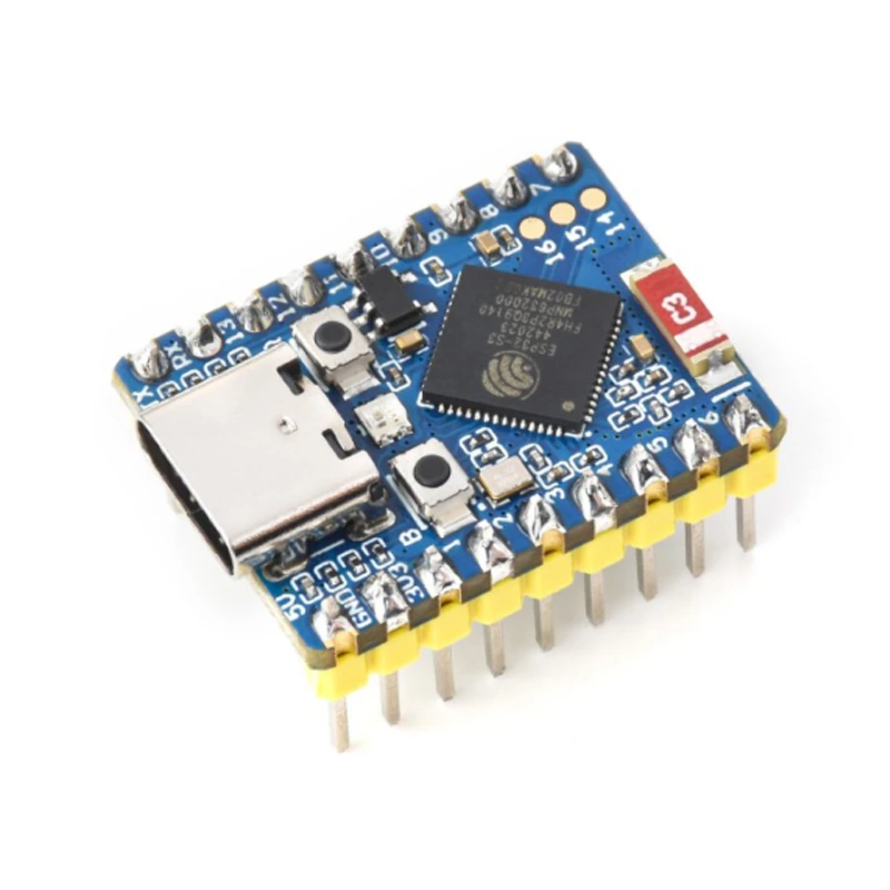 Waveshare ESP32-S3 Mini Development Board based on ESP32-S3FH4R2 4MB Flash & 2MB PS RAM with pre-soldered header-image-32