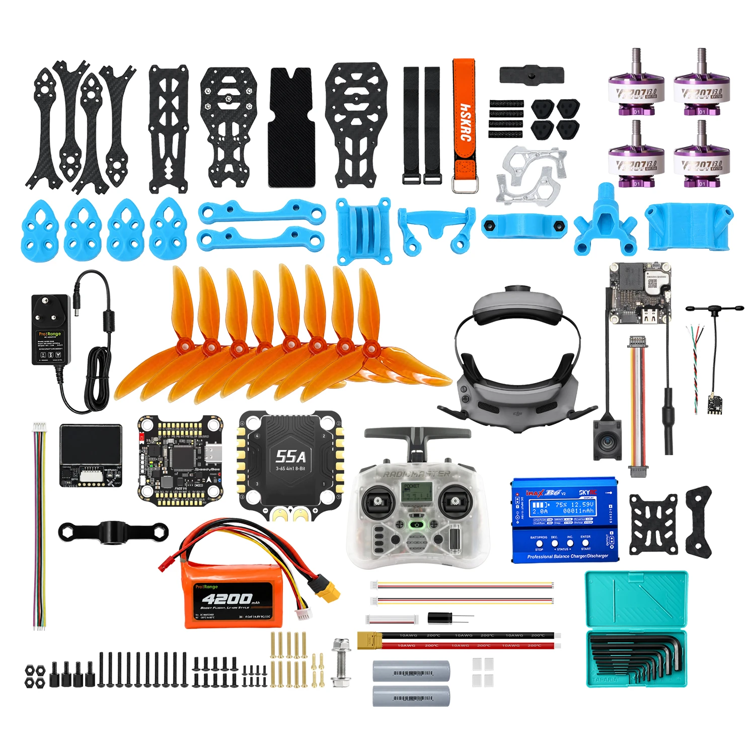 Pro-Range 5 Inch Digital DIY FPV Drone Kit-picture-14