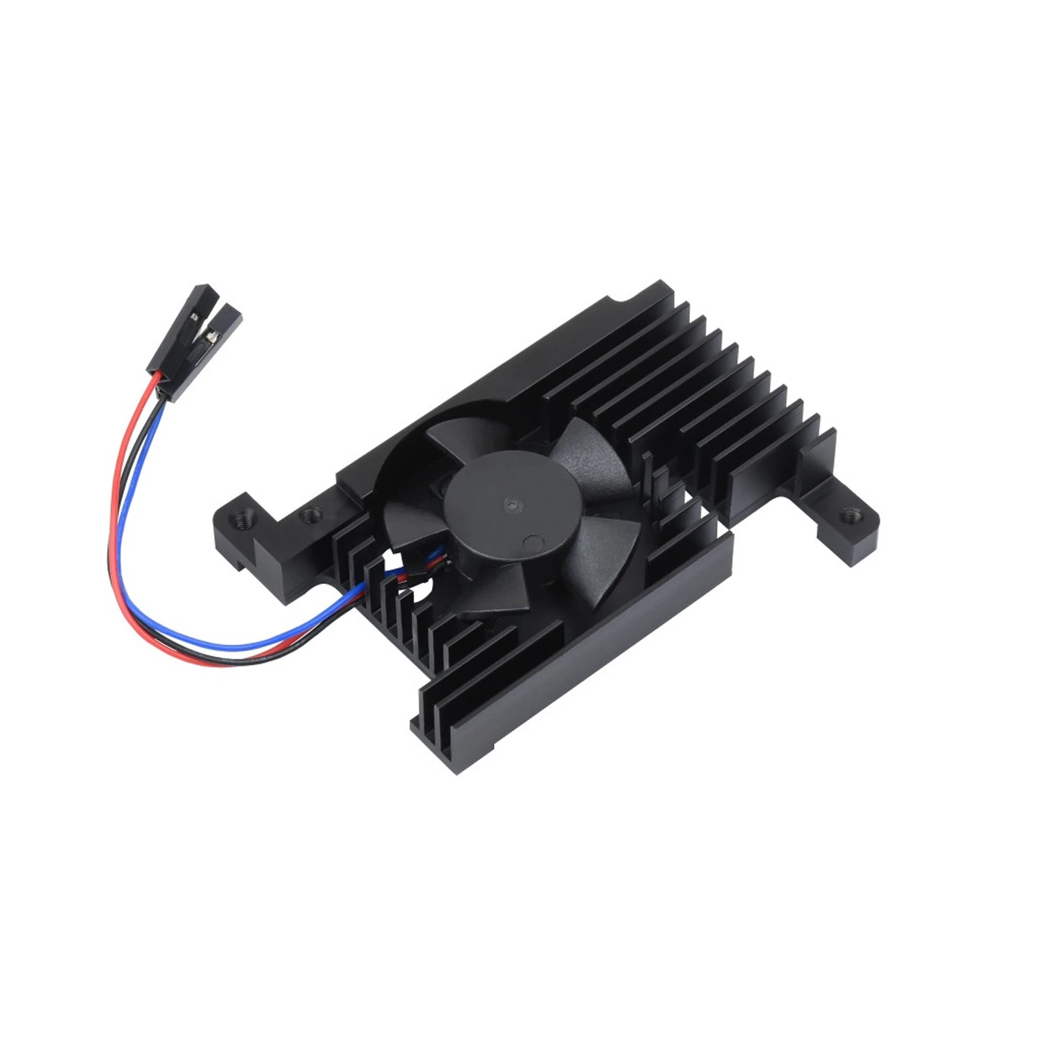 Waveshare Dedicated All-In-One aluminum alloy cooling fan for Raspberry Pi 4B, PWM speed adjustment, better cooling-picture-22