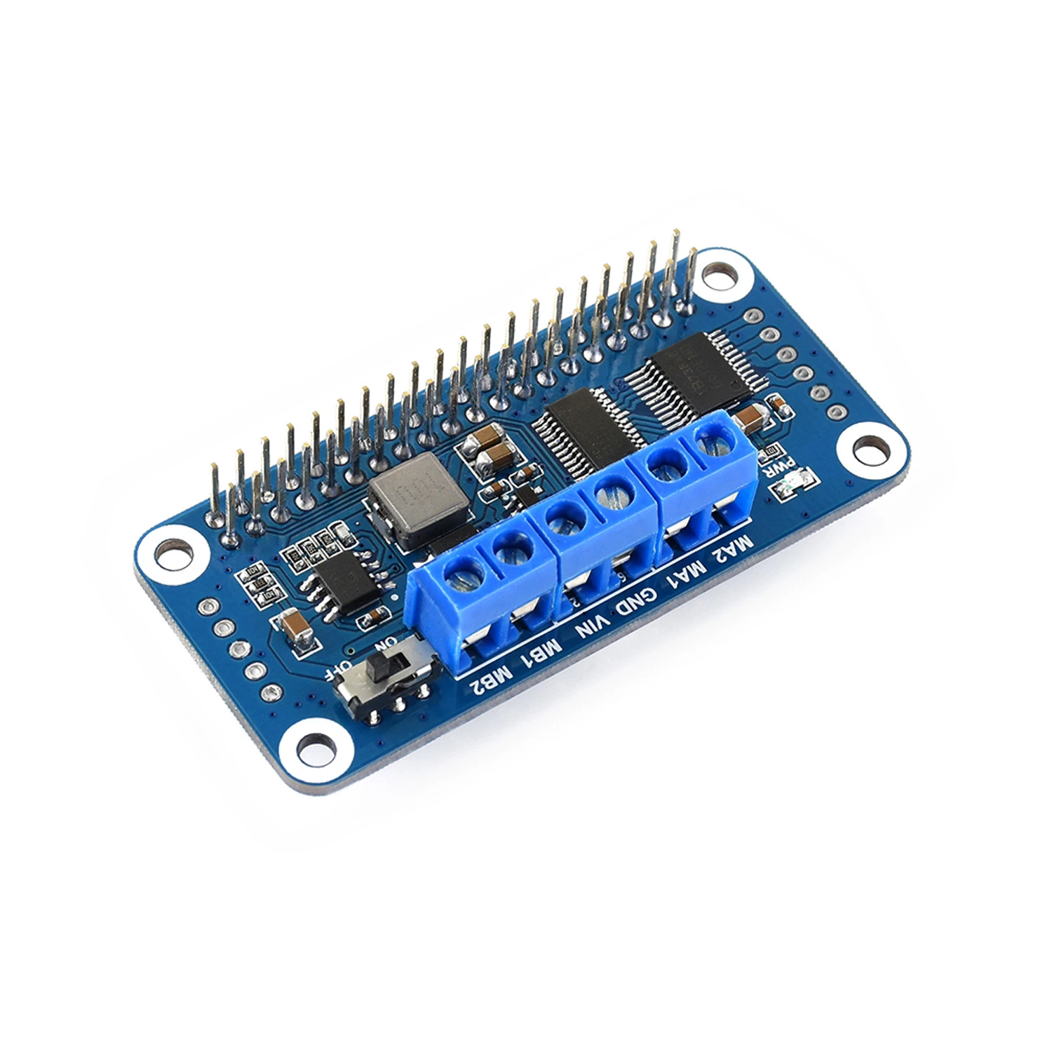 Waveshare Motor Driver HAT for Raspberry Pi, I2C Interface-image-48