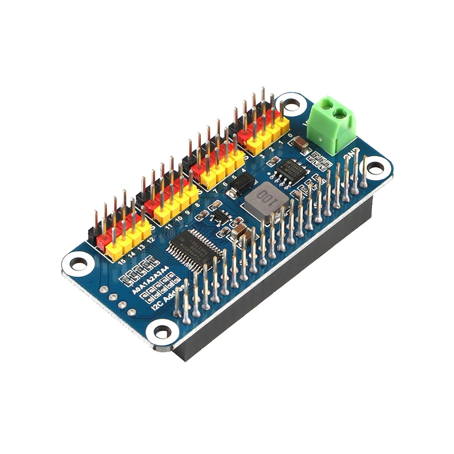 Waveshare Servo Driver HAT for Raspberry Pi, 16-Channel, 12-bit, I2C-picture-12