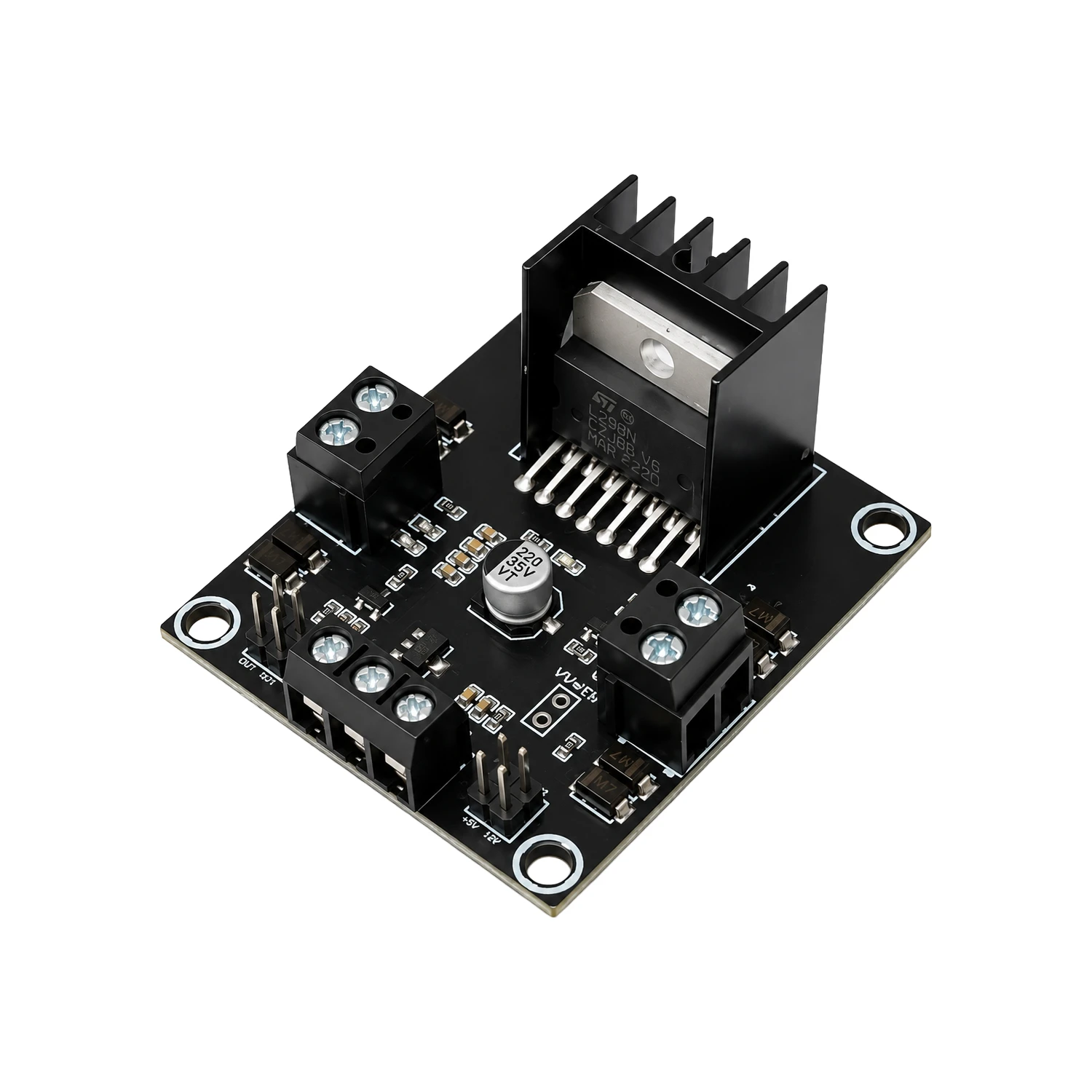SmartElex 2x2A DC Dual Motor Controller V2 (L298N)-image-38