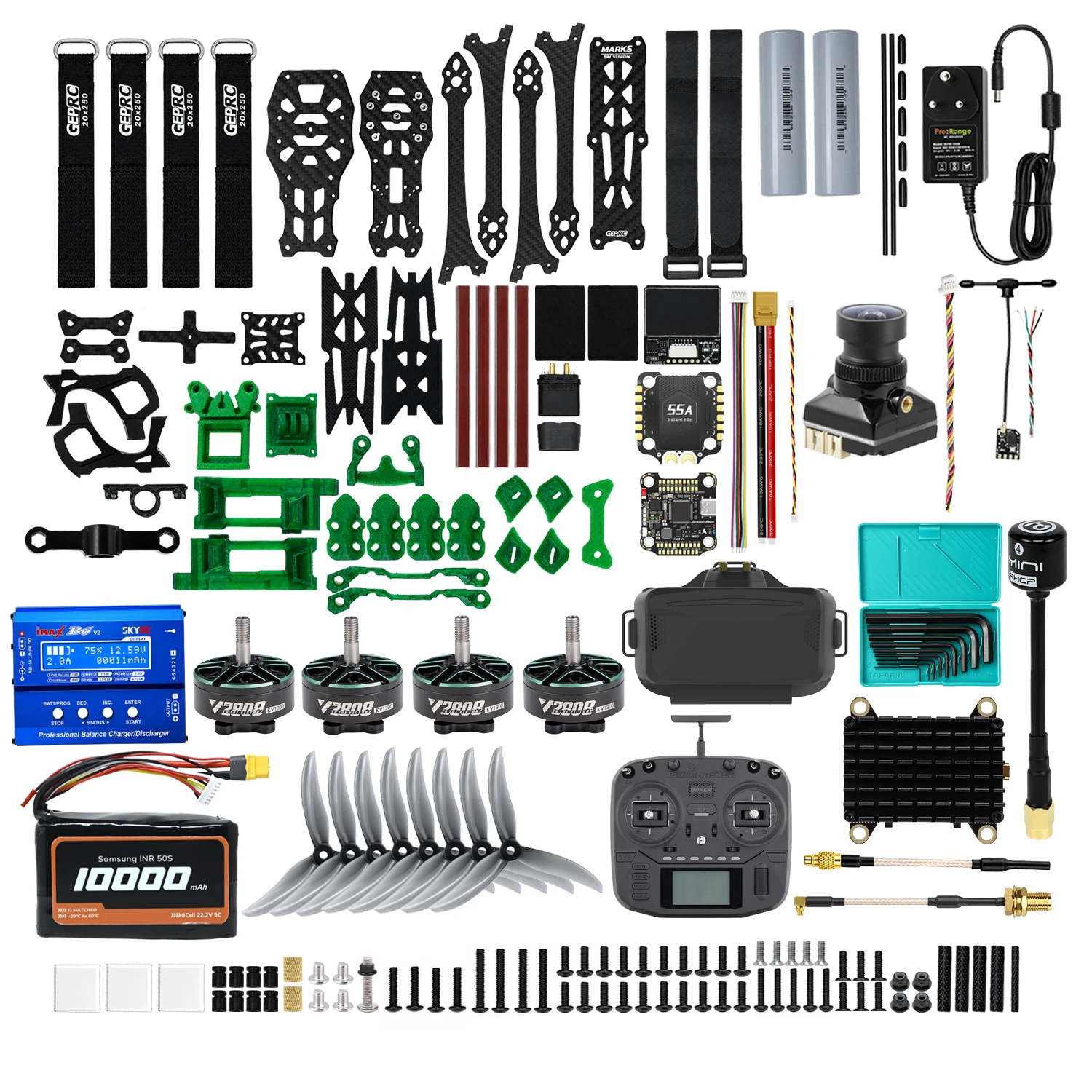Pro-Range 7 Inch Analog DIY FPV Drone Kit-picture-13