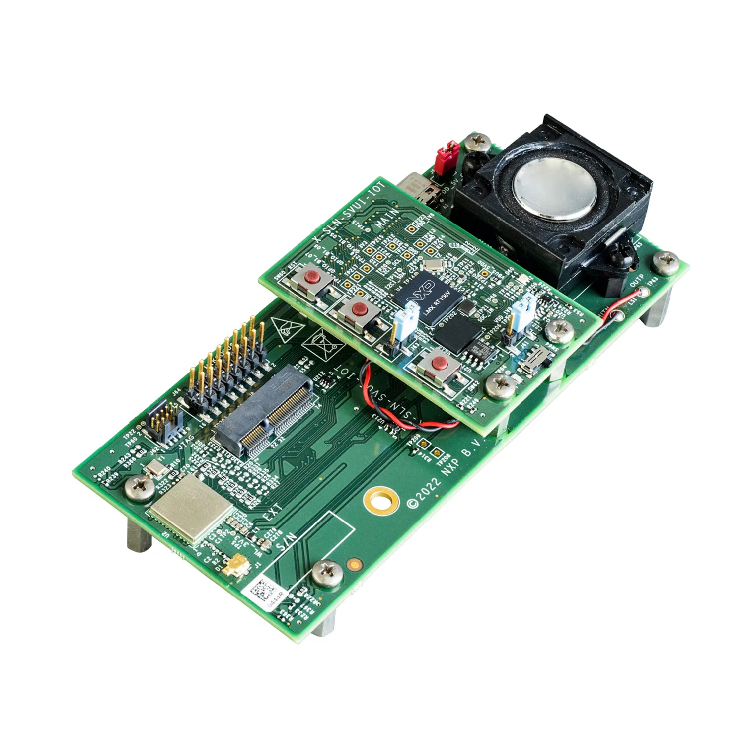 NXP SLN‑SVUI‑IOT EdgeReady Smart Voice i.MX RT106V 32‑bit ARM Cortex‑M7 Audio/Voice Evaluation Board-picture-10